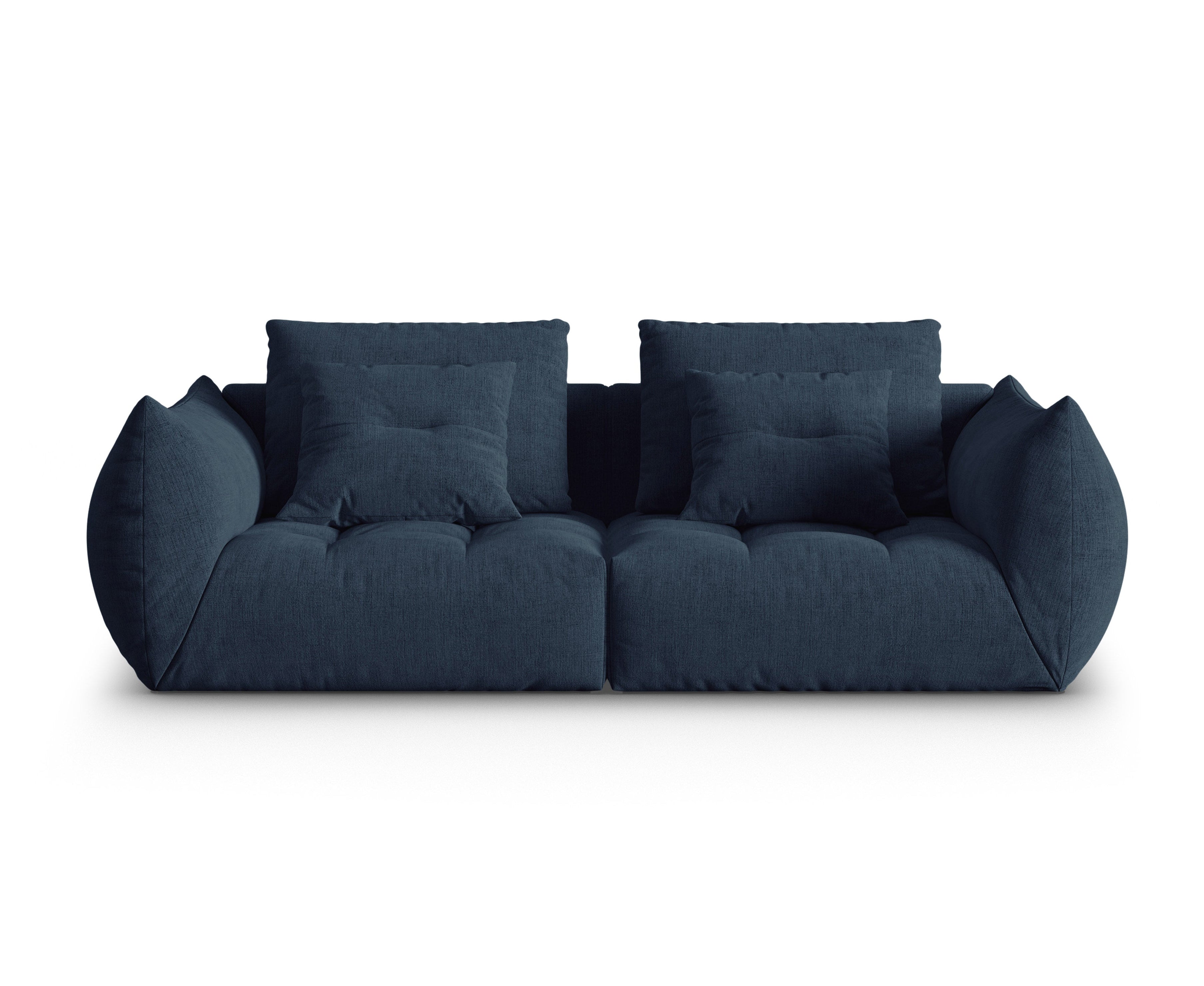 Dark blue 3-person sofa sofa