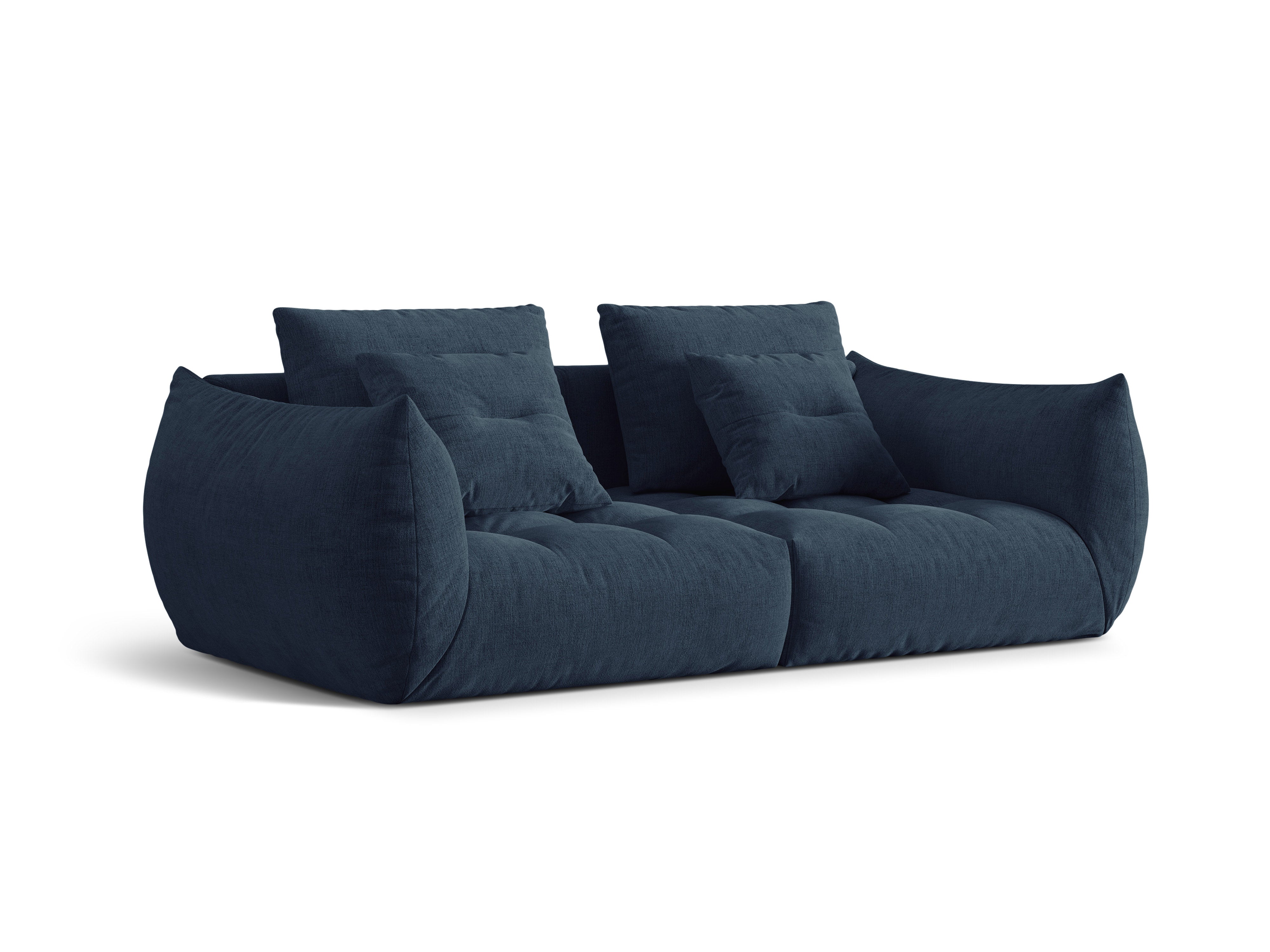 Dark blue 3-person sofa sofa