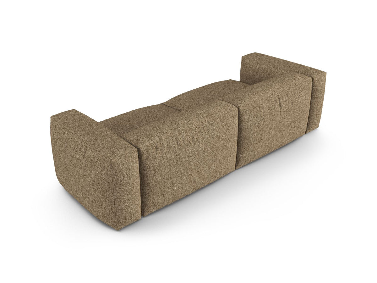 Sofa 3-osobowa XL MARTINA cappuccino boucle – detal tkaniny