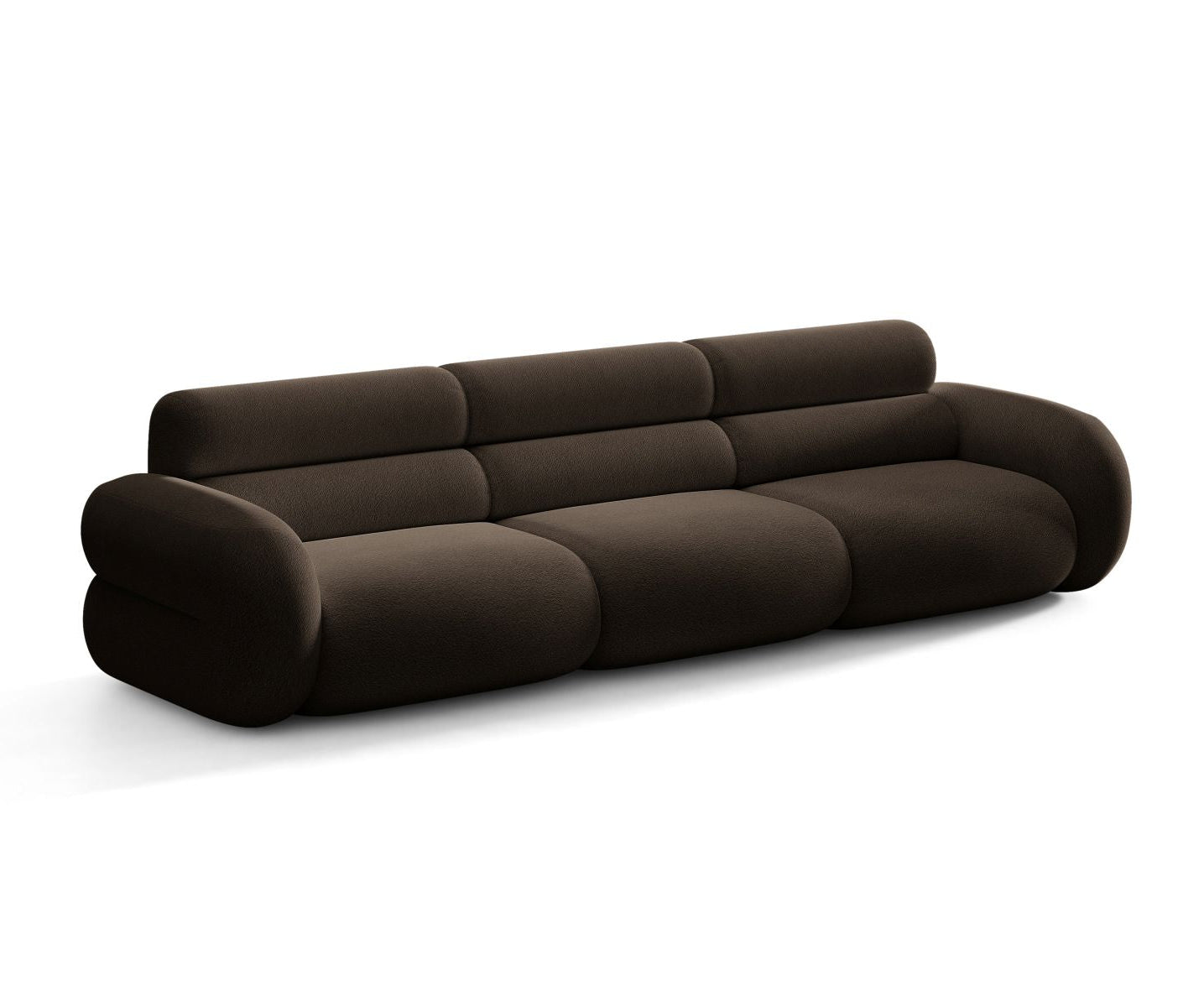 4-Seater Sofa NEO in Brown Boucle