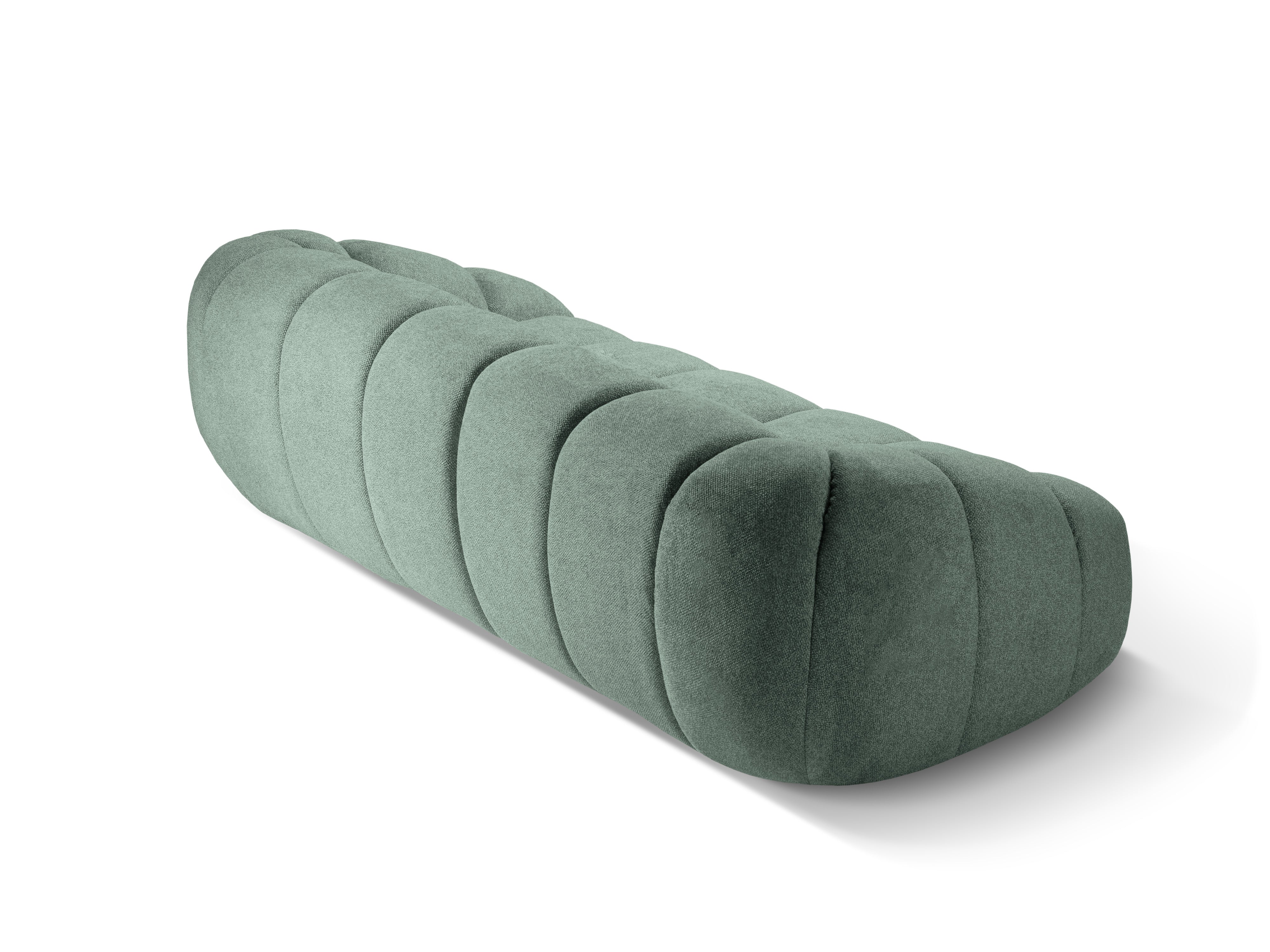 Sofa für 4 Personen DIANA mintfarbener Chenille