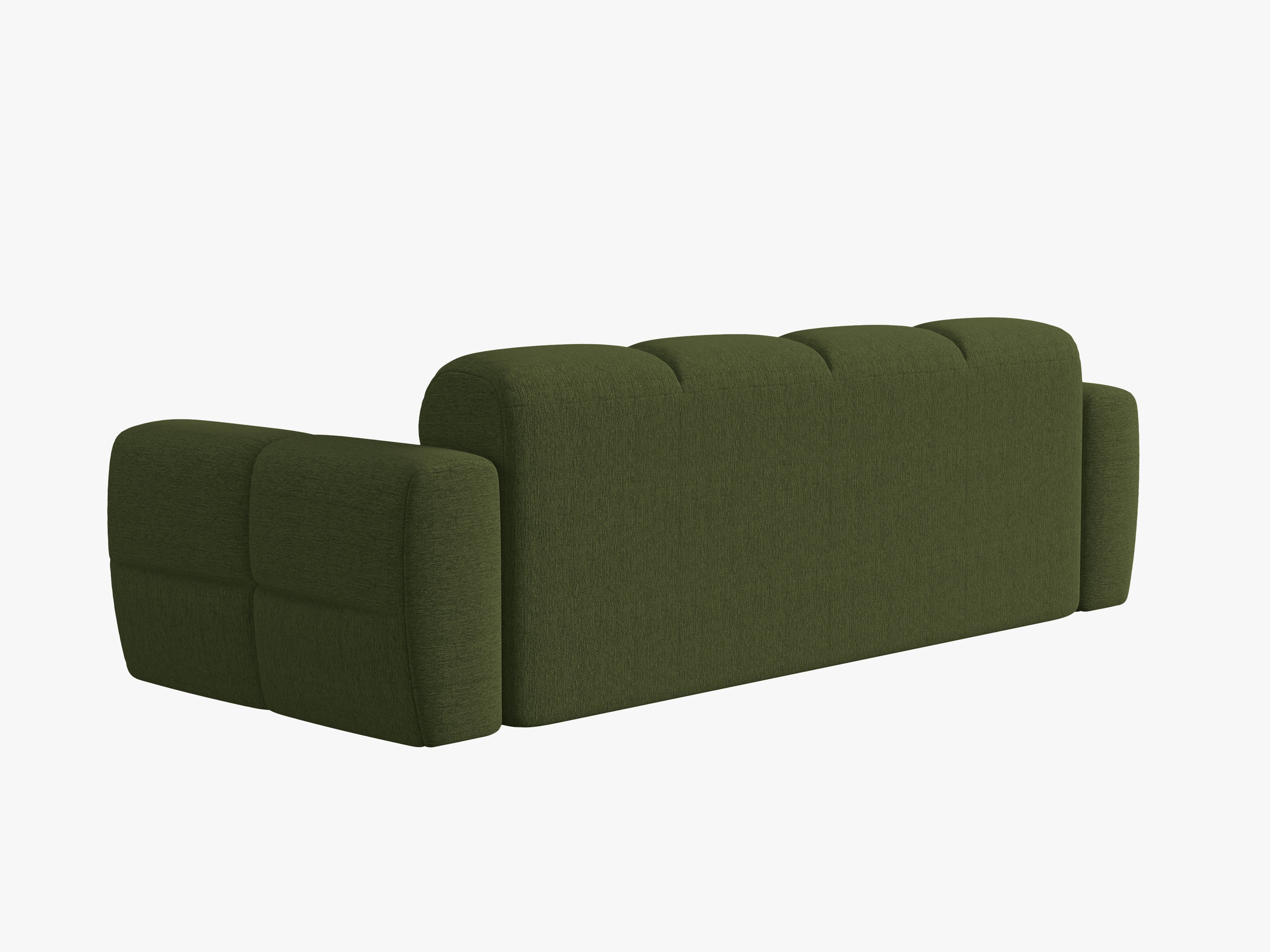 4-seater sofa LISA green chenille [Monika] [Julia spr]