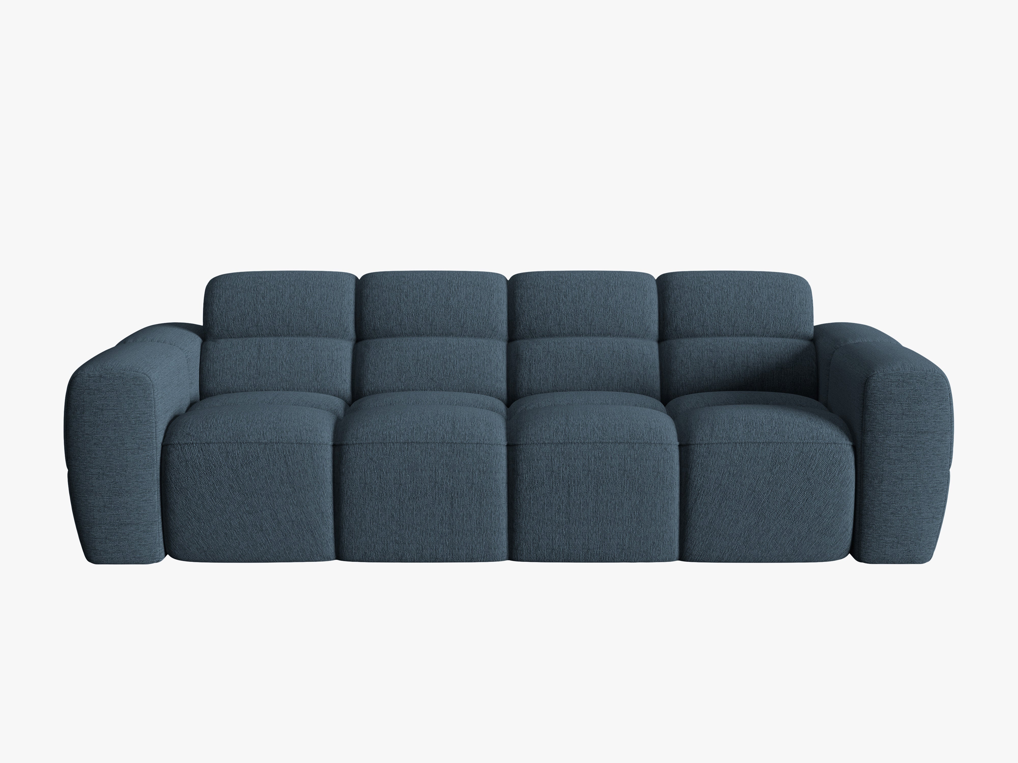 4-seater sofa LISA dark blue chenille [Monika] [Julia spr]