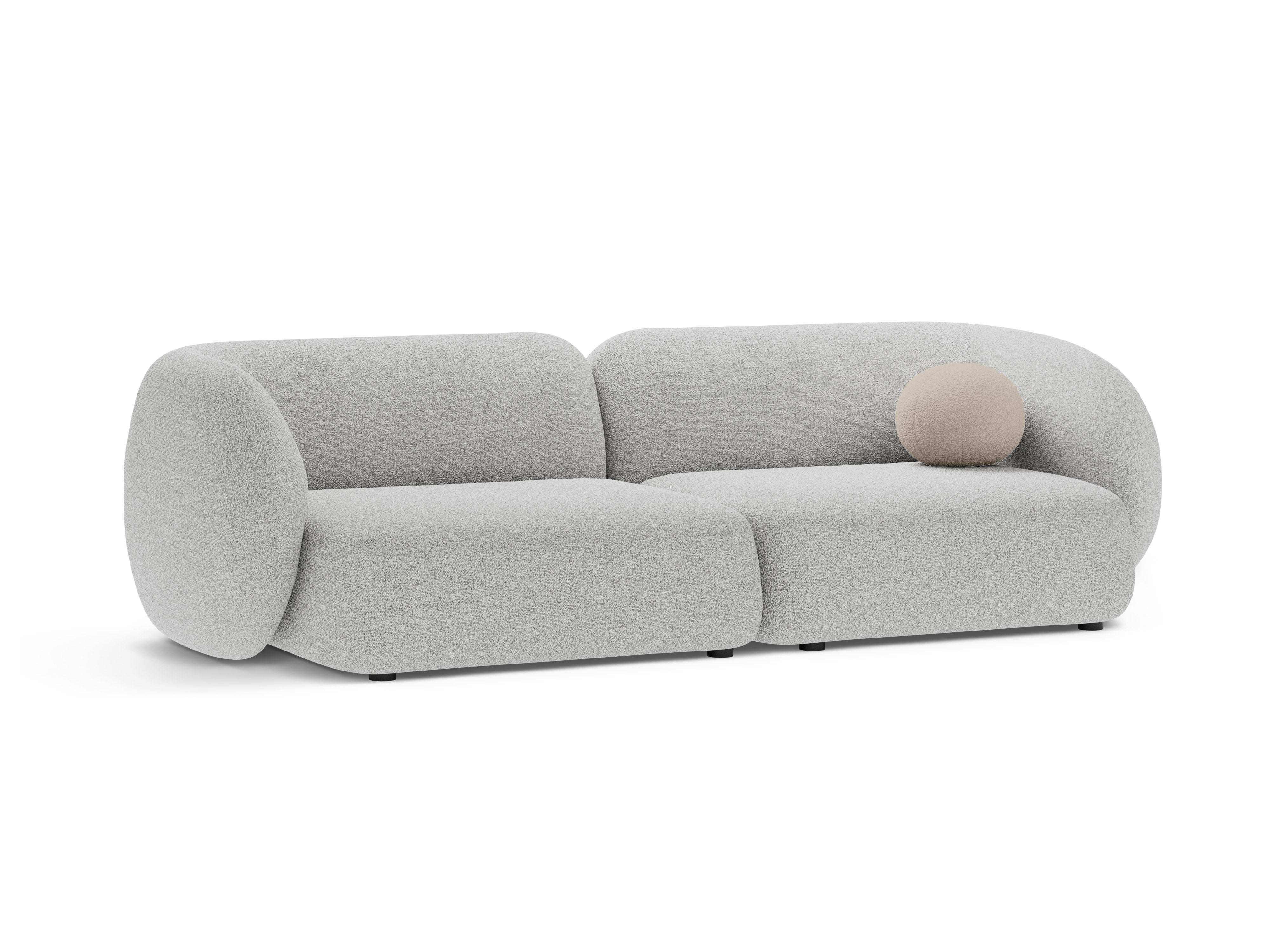 4-seater Sofa KATE light gray mélange