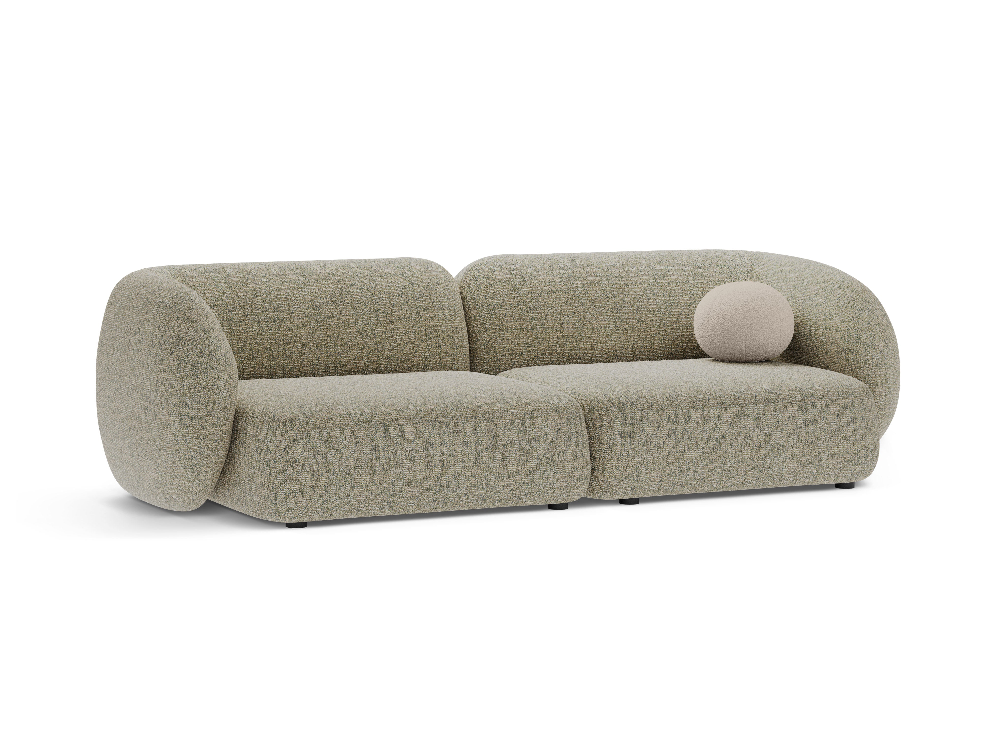 4-seater Sofa KATE light green mélange