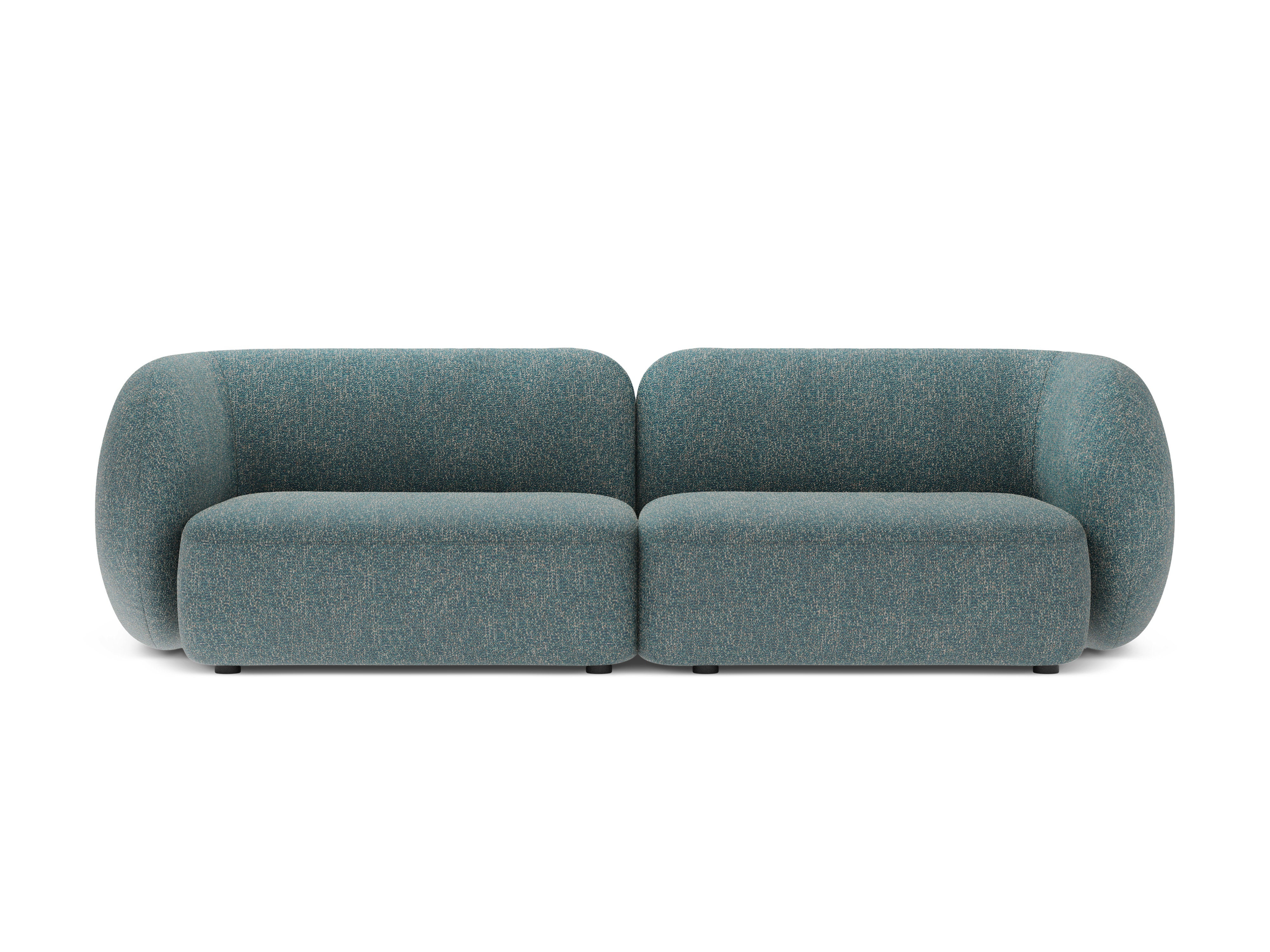 4-seater sofa KATE blue mélange