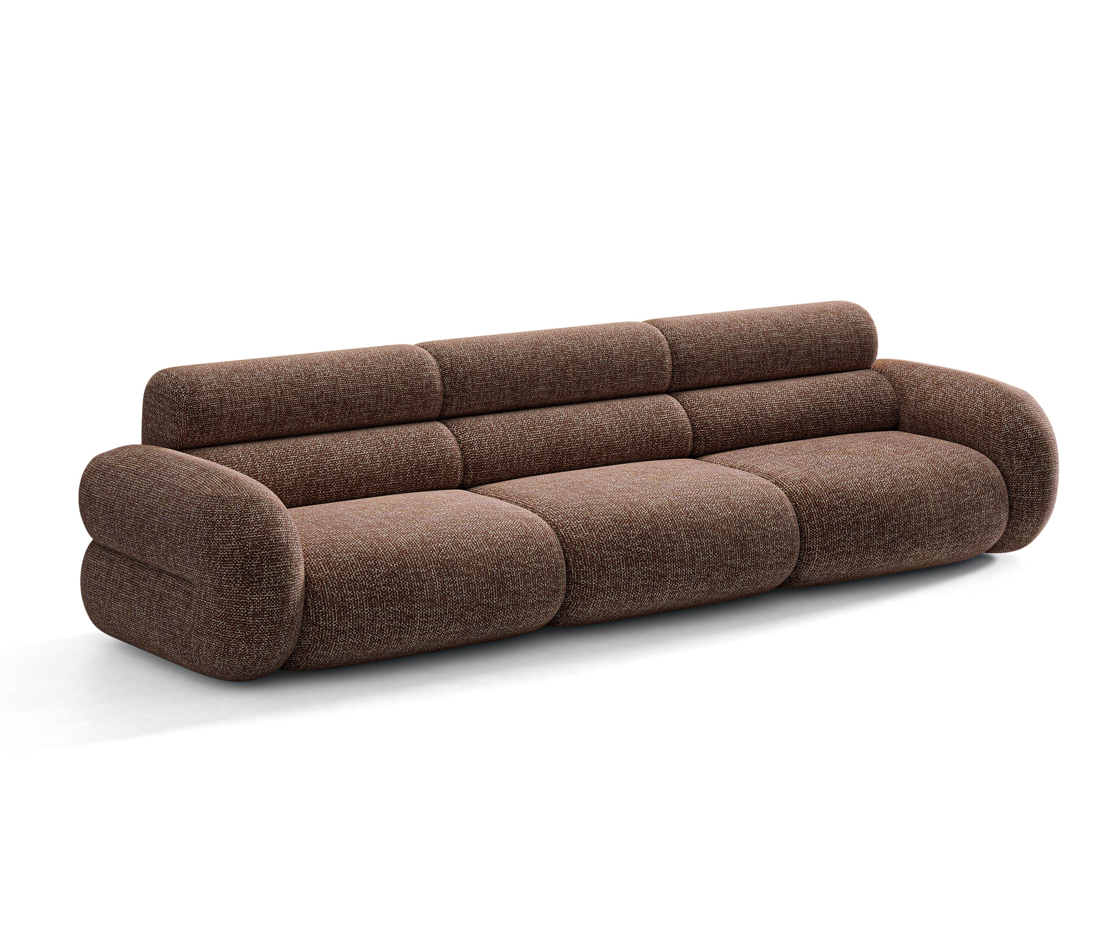4-Seater Sofa NEO Brown Melange