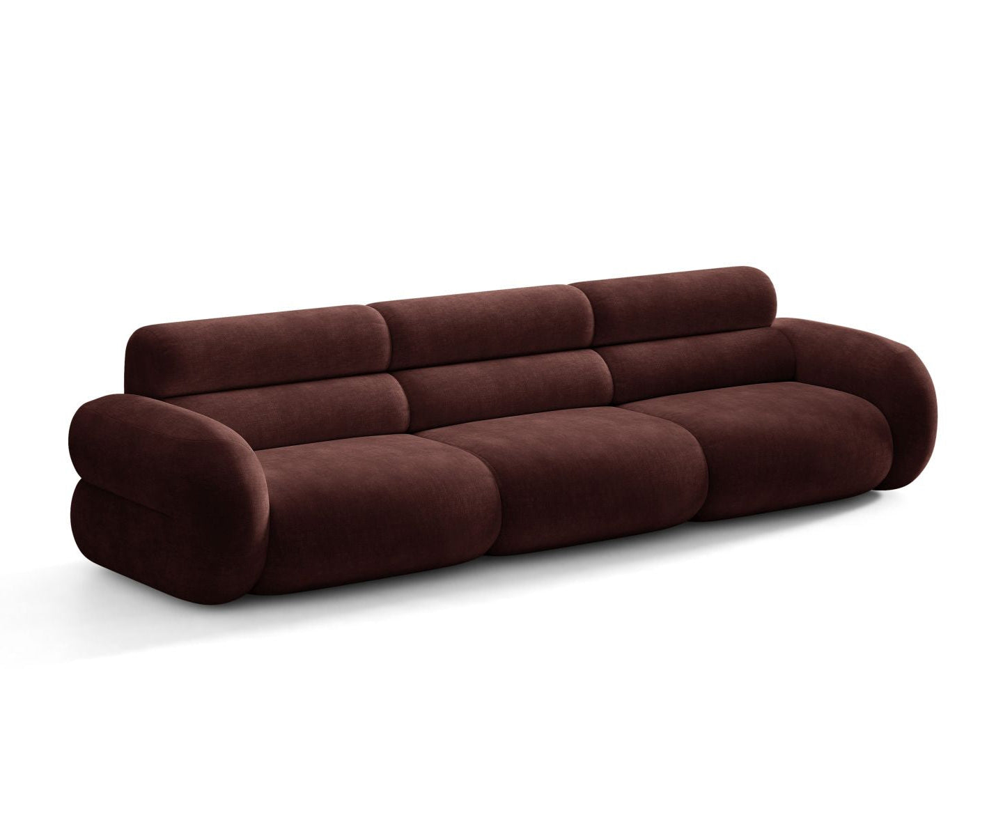4-Seater NEO Sofa in Cherry Chenille