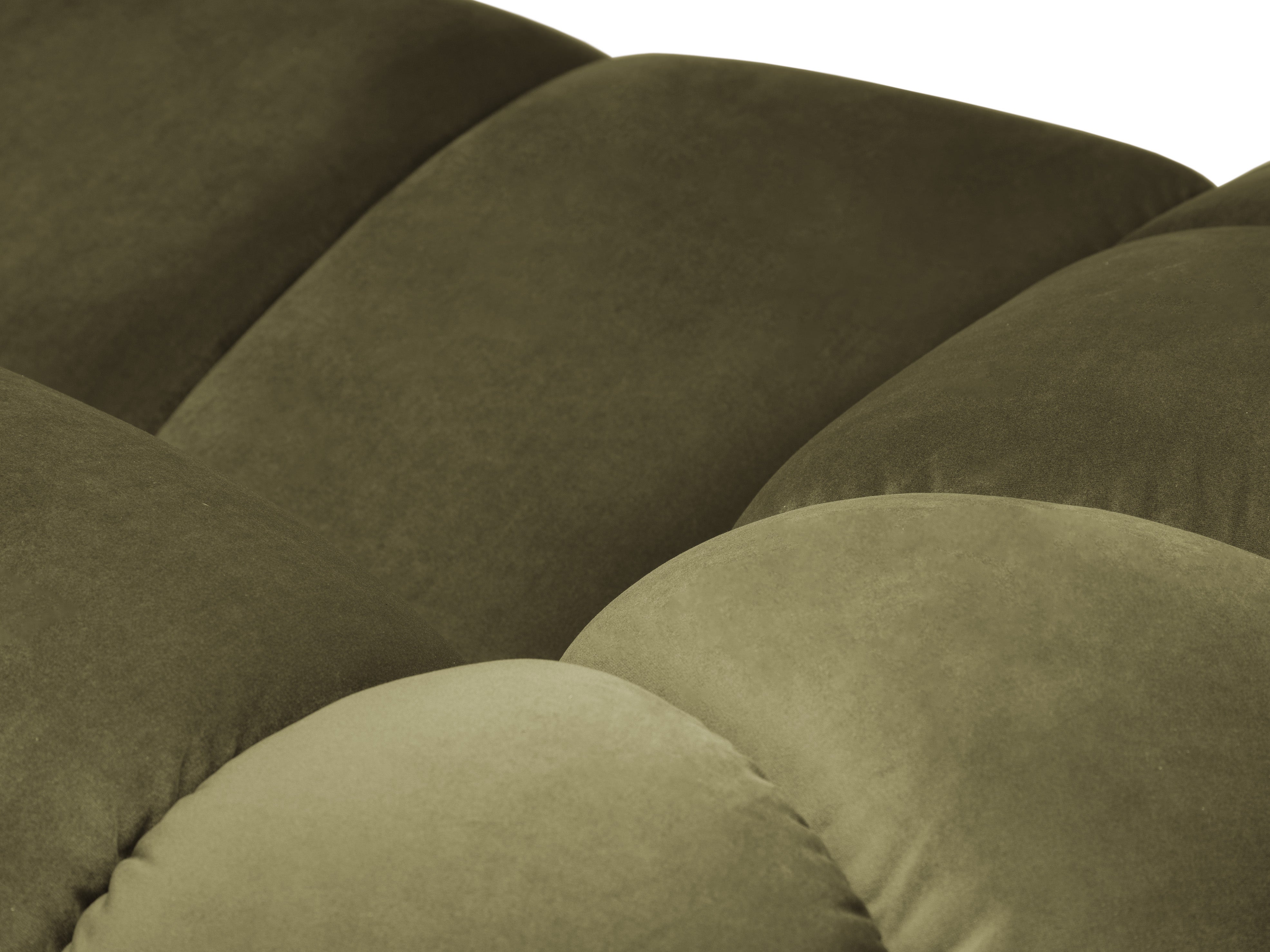 Sofa aus Samt für 4 Personen DIANA grün