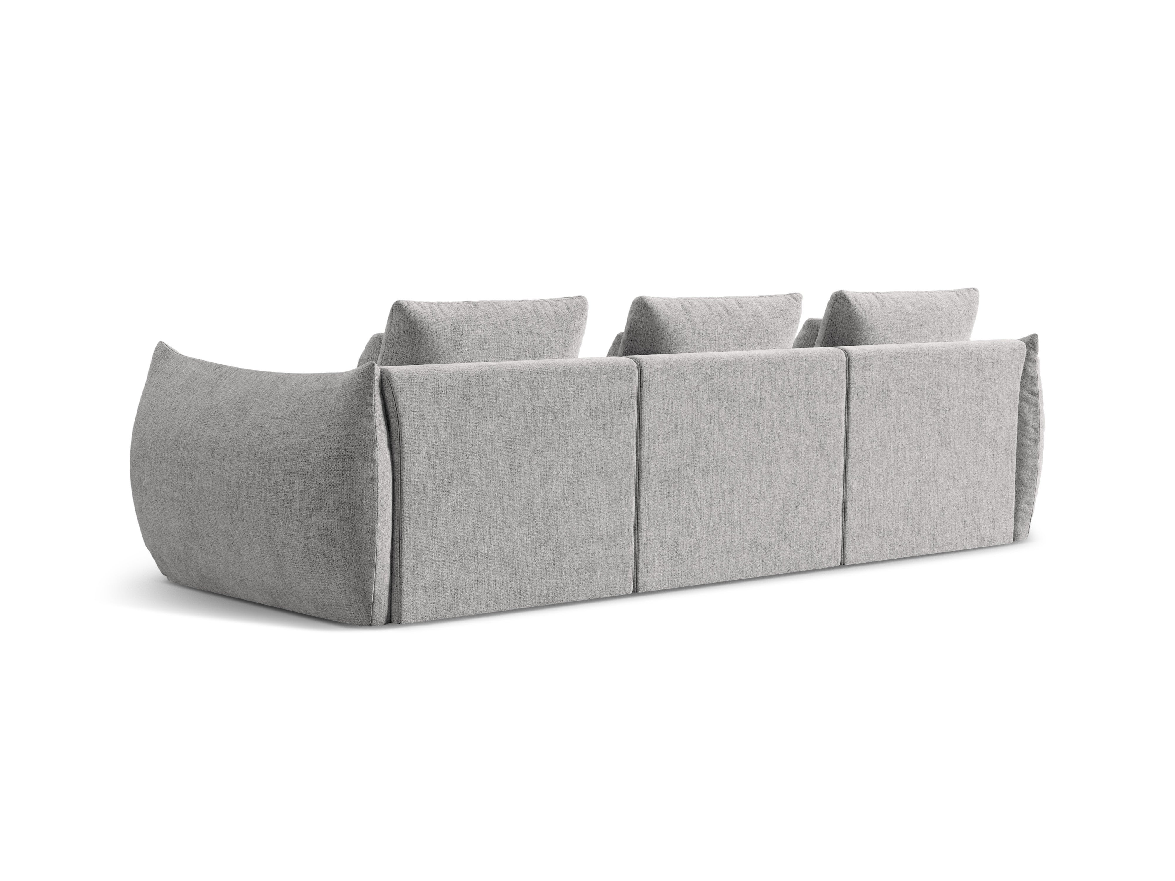 Modular Sofa, "Bloom", 4 Seats, Silver, 332x106x95
Made in Europe