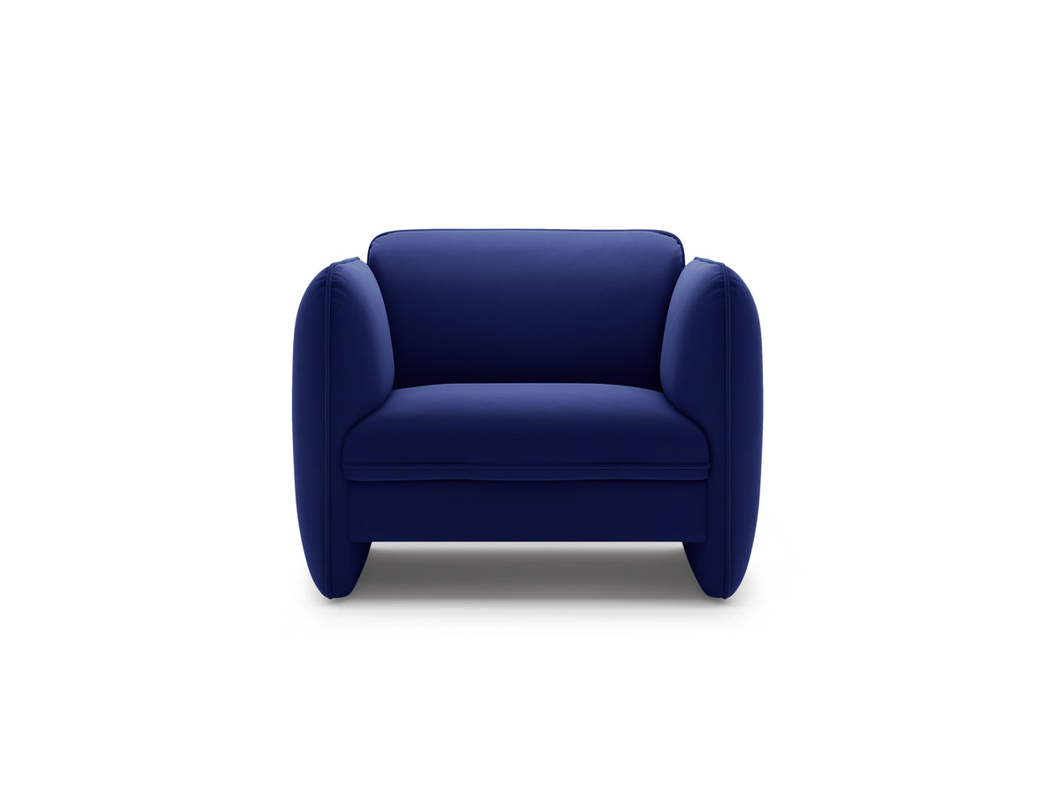 Velvet Armchair GEORGIA Cobalt
