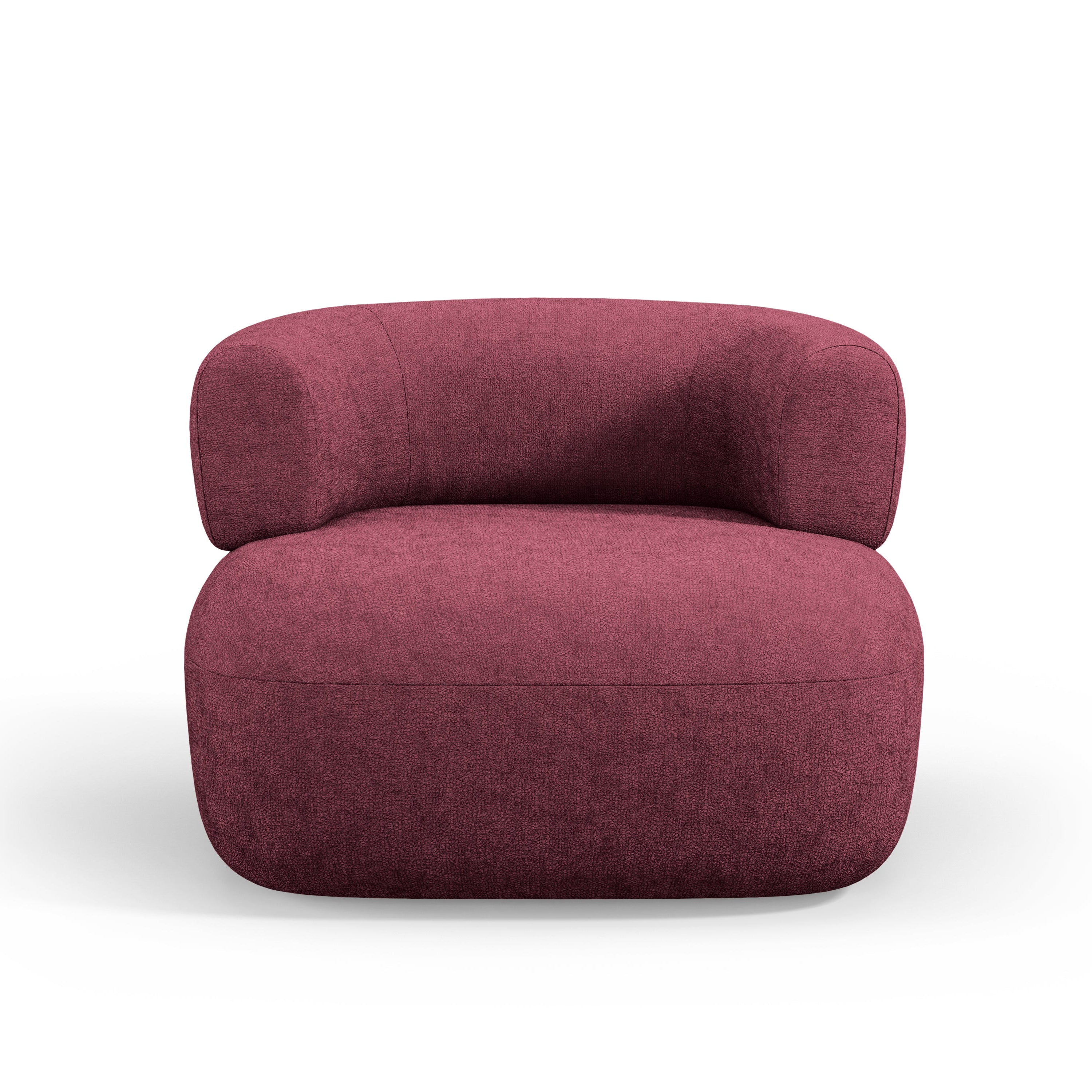 JENNY Cherry Chenille Armchair