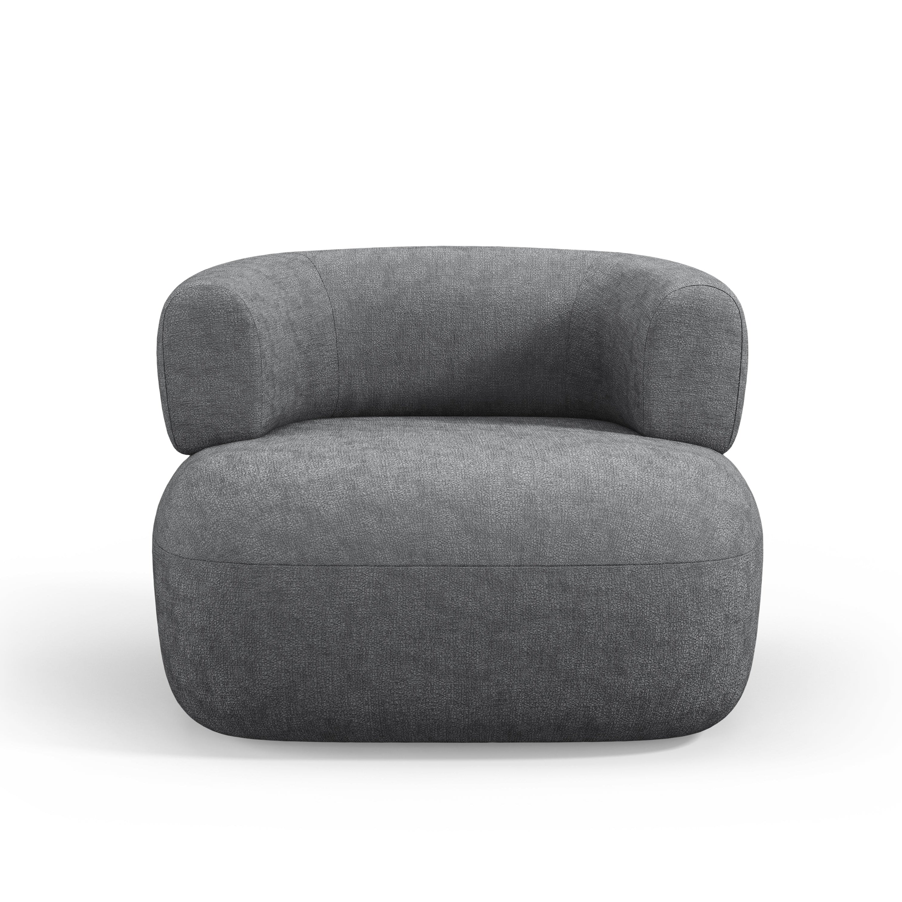 JENNY Armchair Dark Gray Chenille