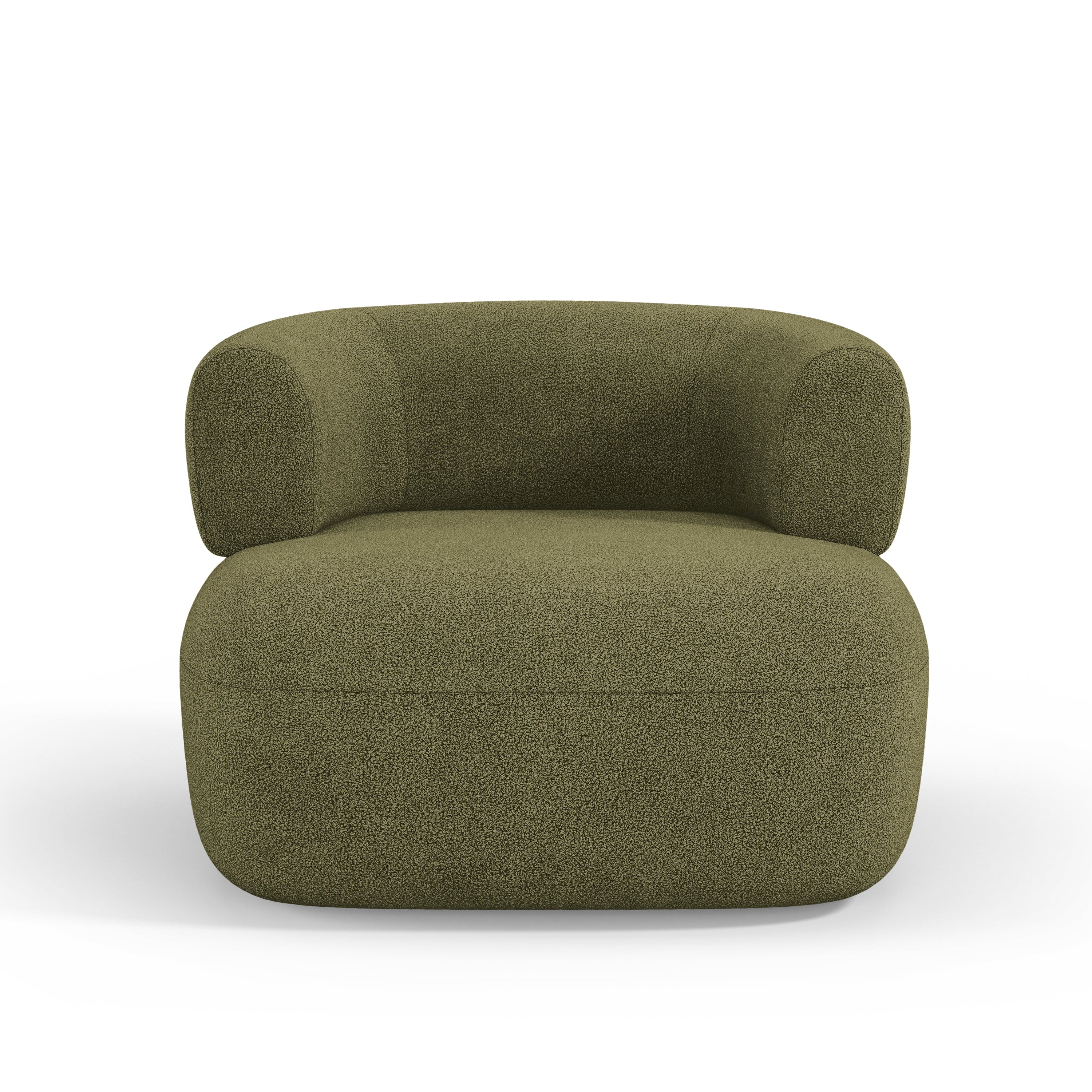 JENNY Armchair Green Boucle