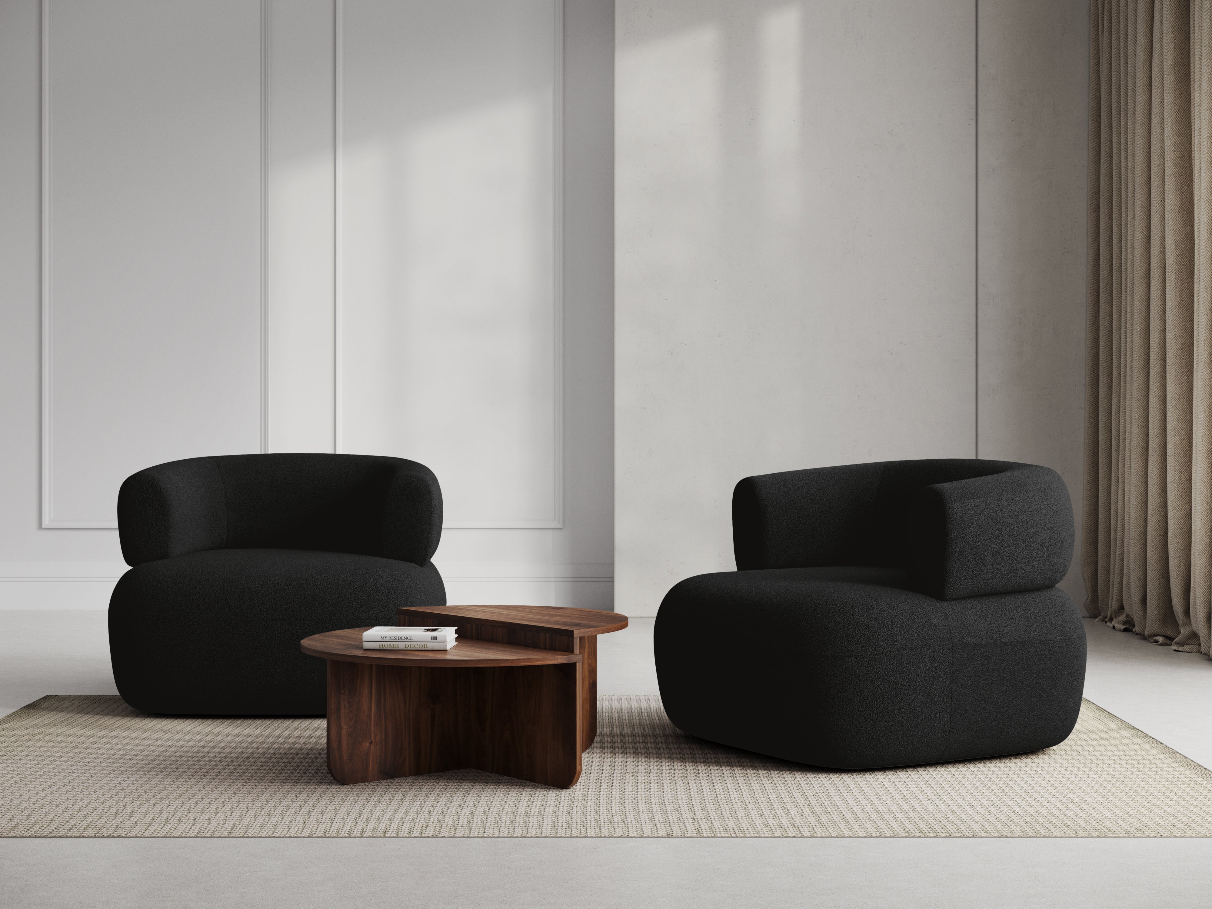 JENNY Cherry Chenille Armchair