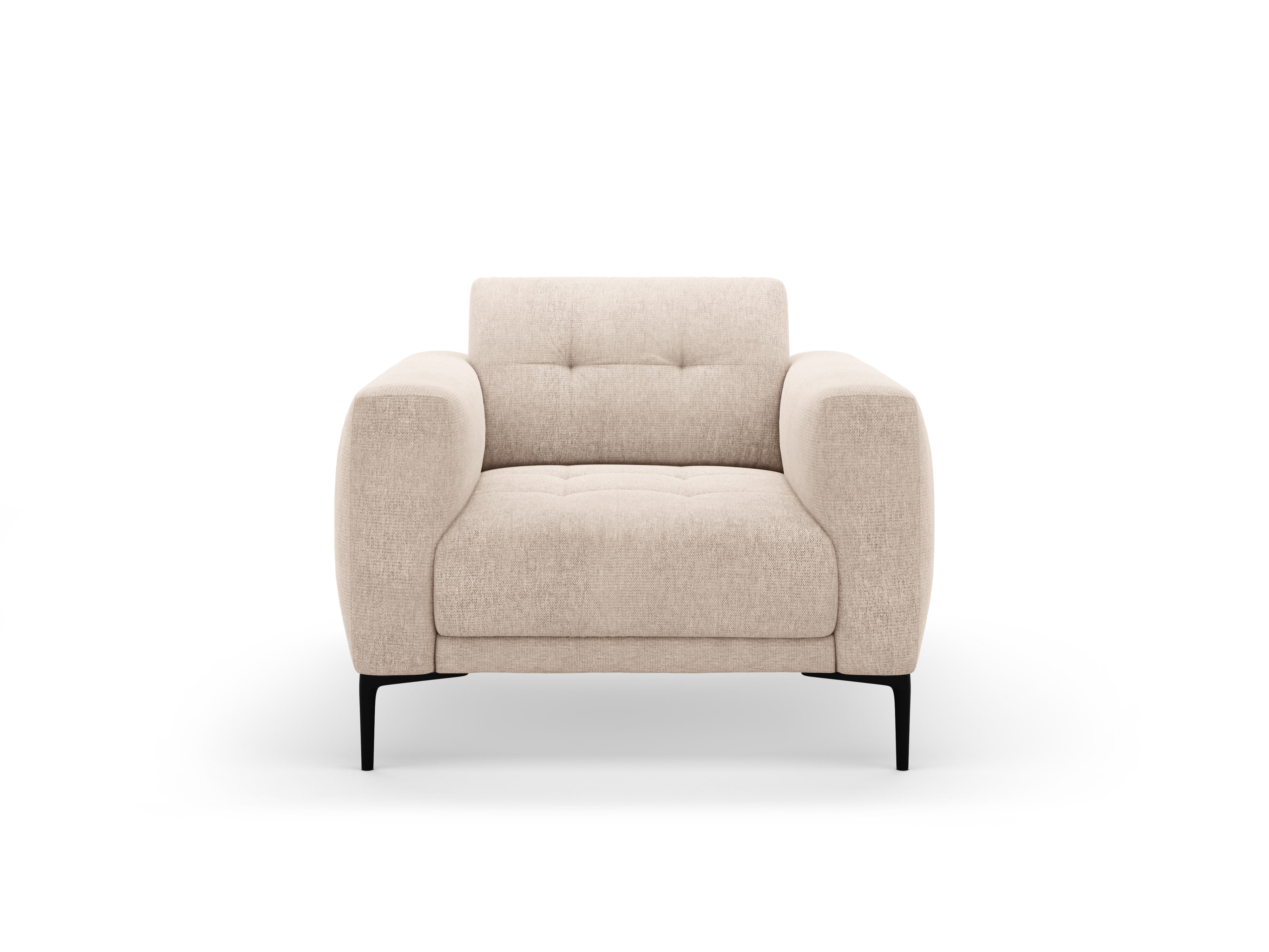 BEMY Beige Chenille Armchair