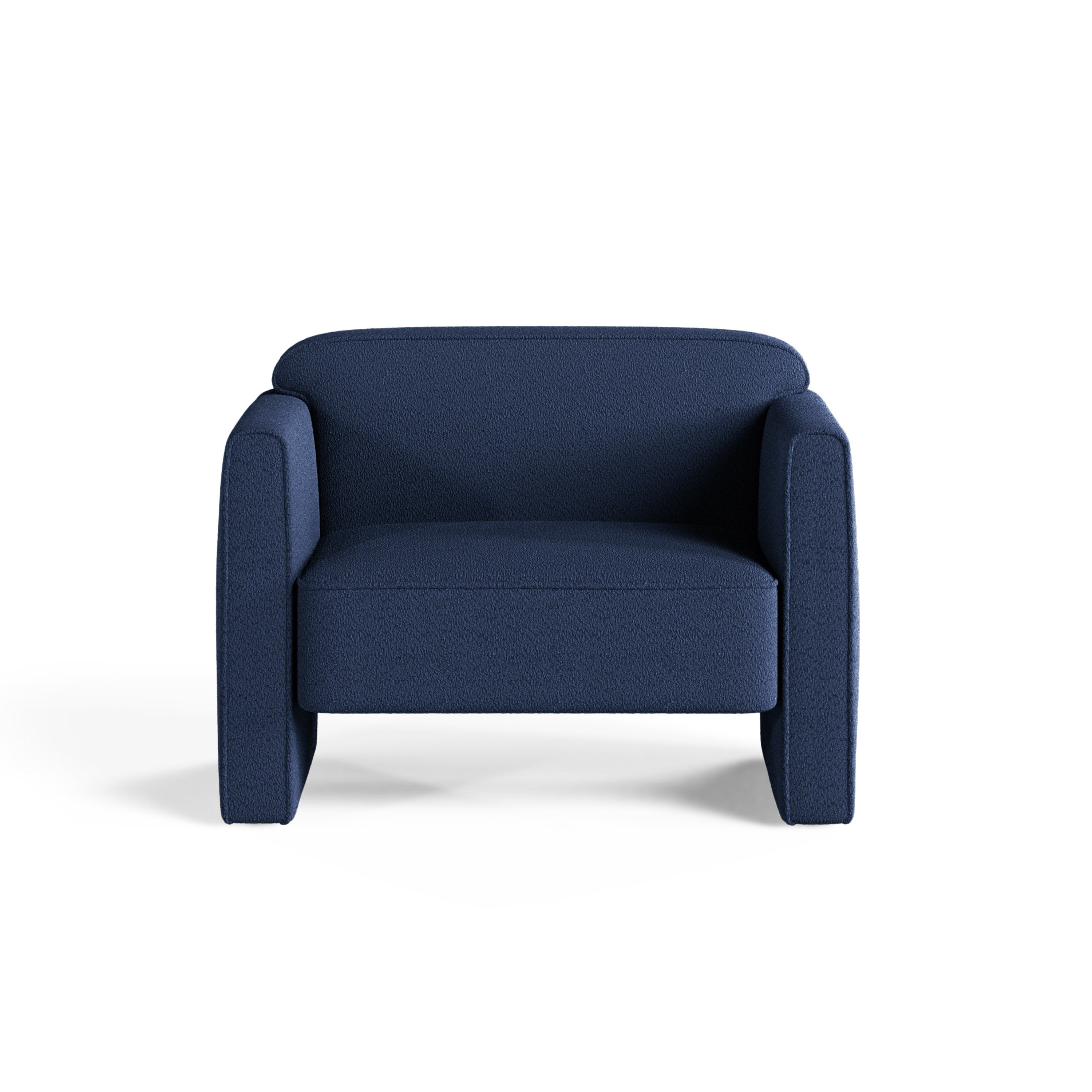 ABBY Armchair Sea Blue Boucle