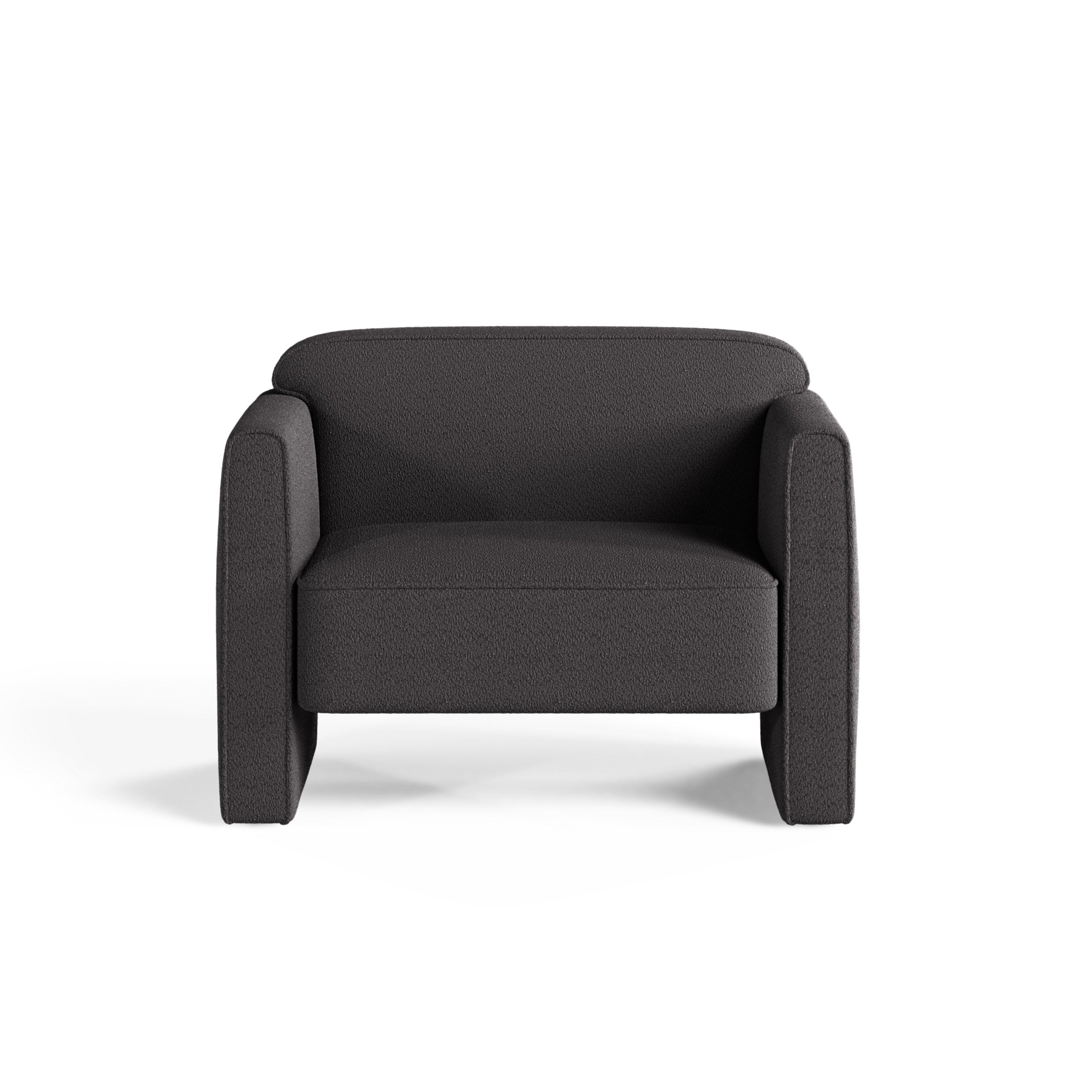 ABBY Armchair Graphite Boucle