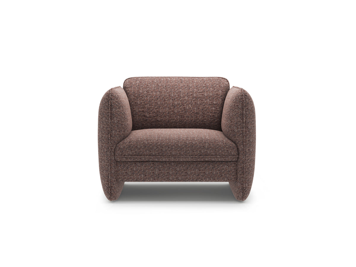 GEORGIA Armchair Brown Chenille