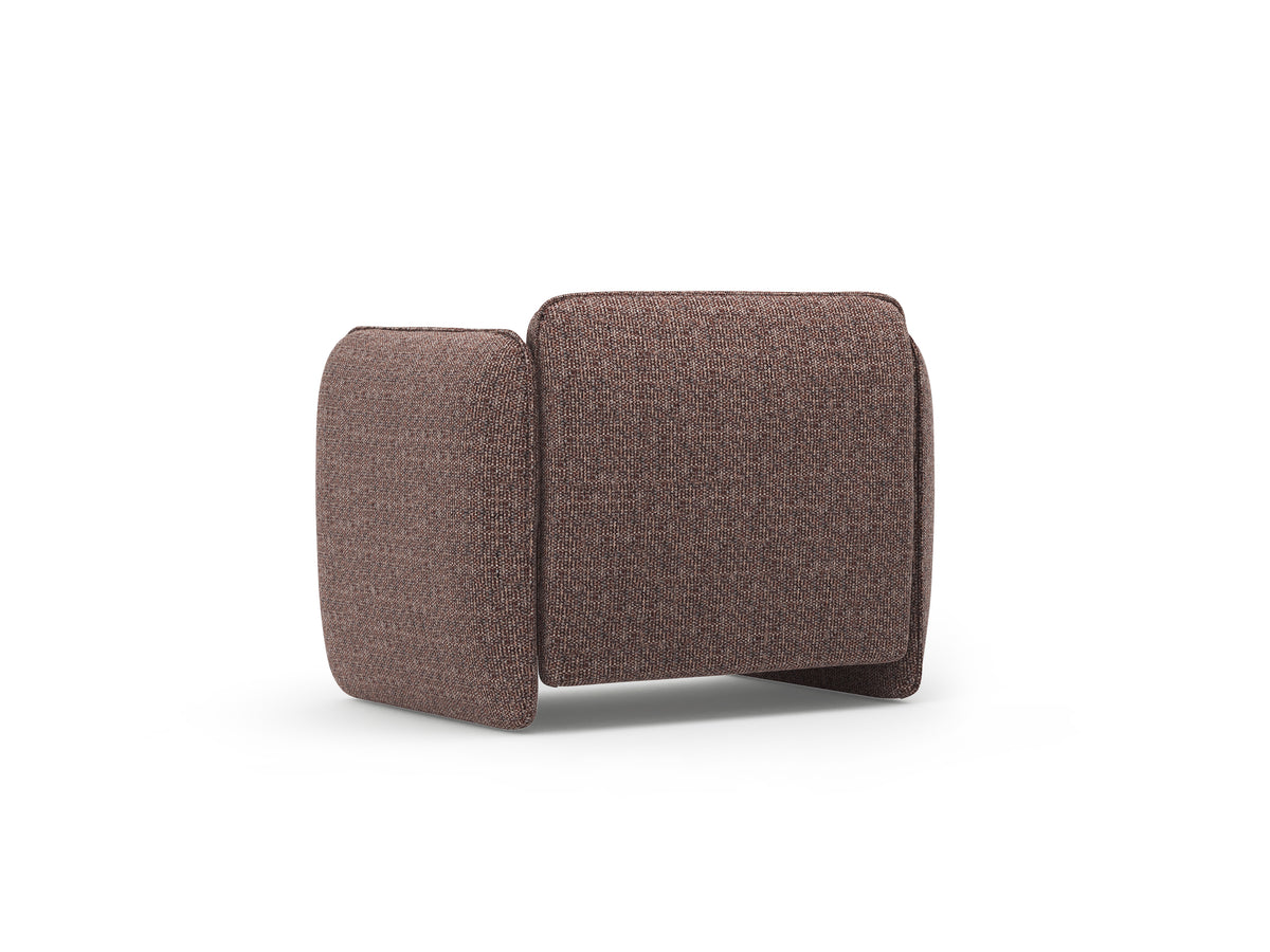 GEORGIA Armchair Brown Chenille
