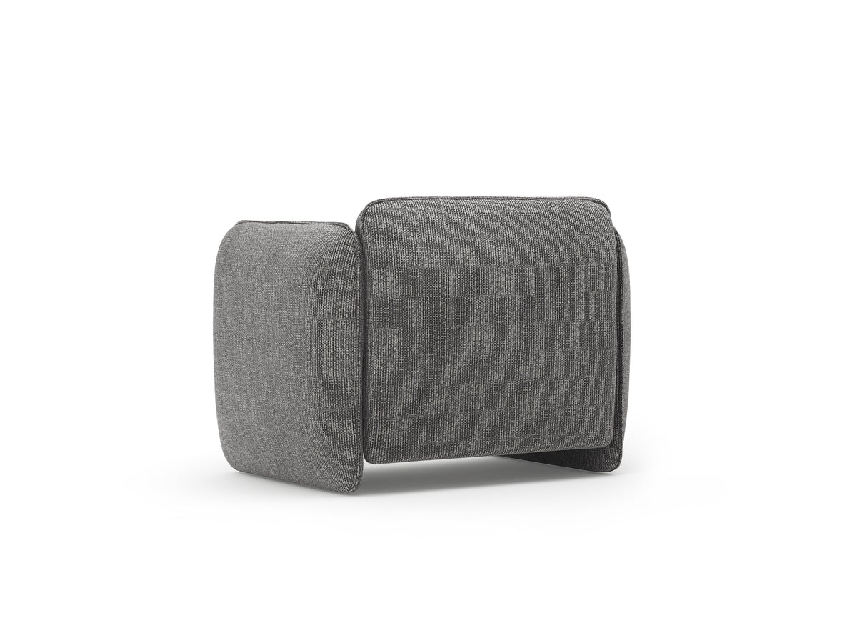 GEORGIA Armchair Dark Gray Chenille