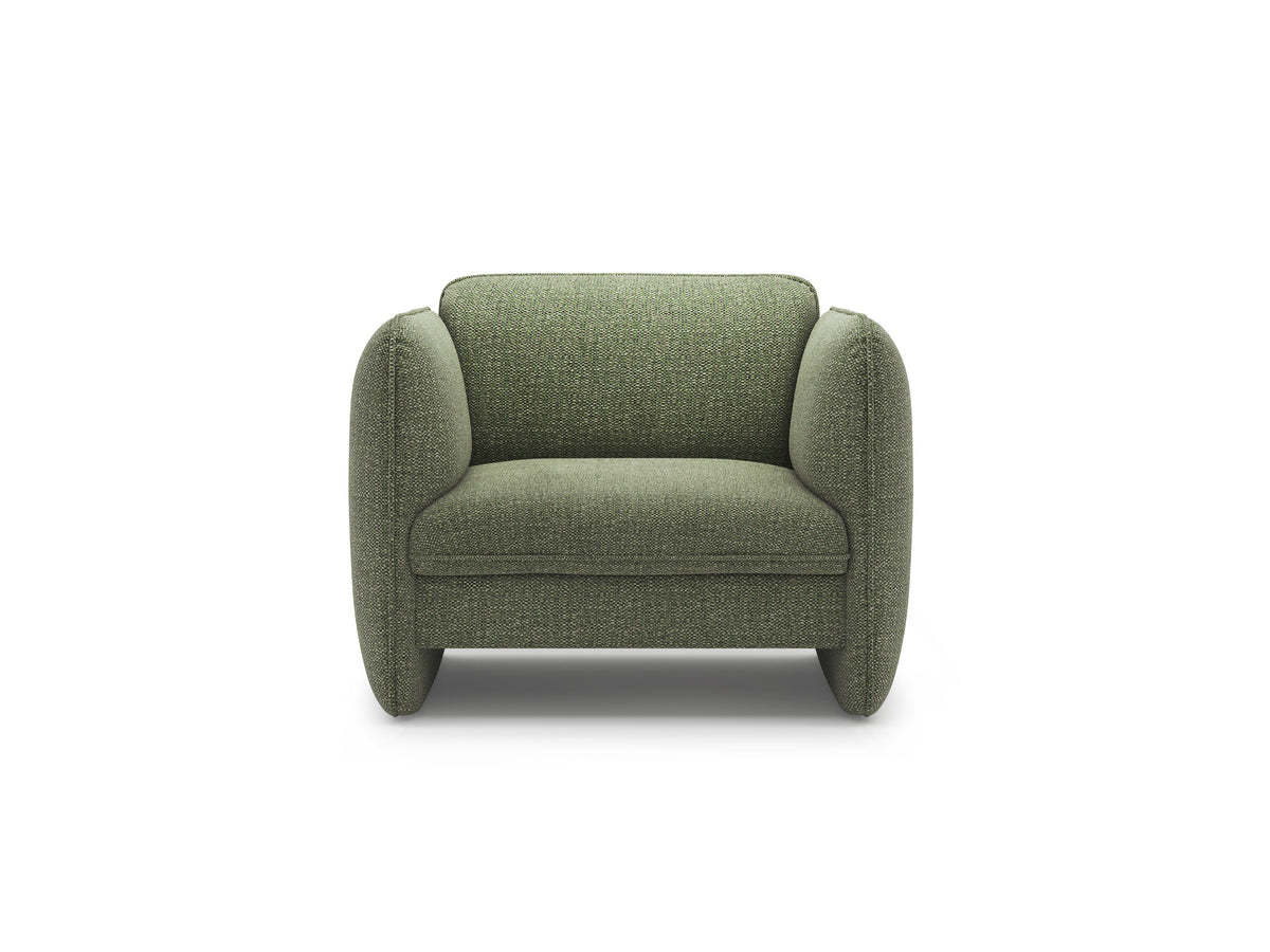 GEORGIA armchair green chenille