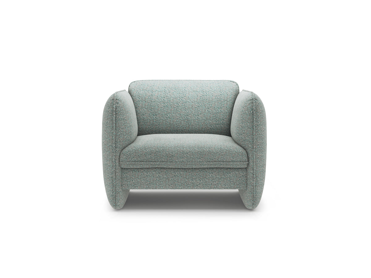 Armchair GEORGIA Muted Blue Chenille