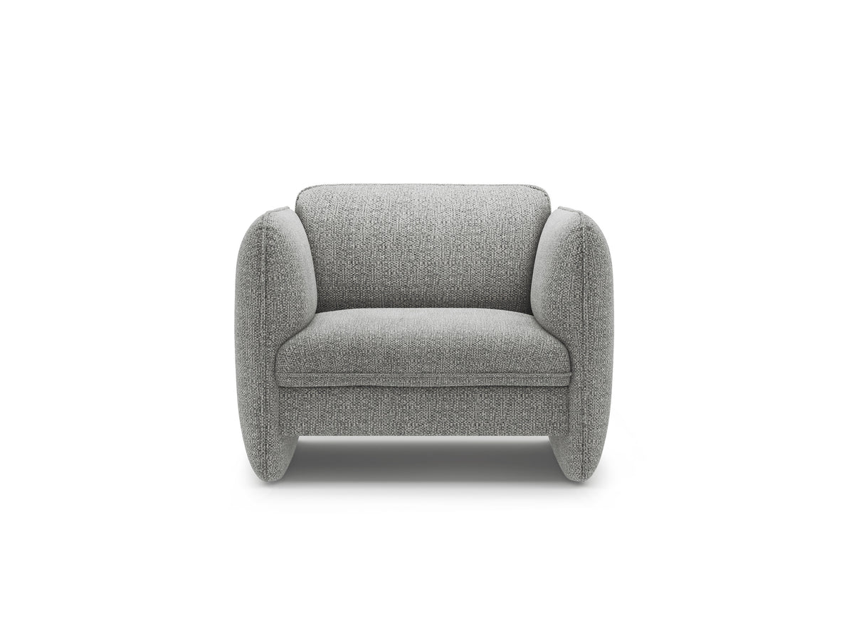 Armchair GEORGIA Gray Chenille