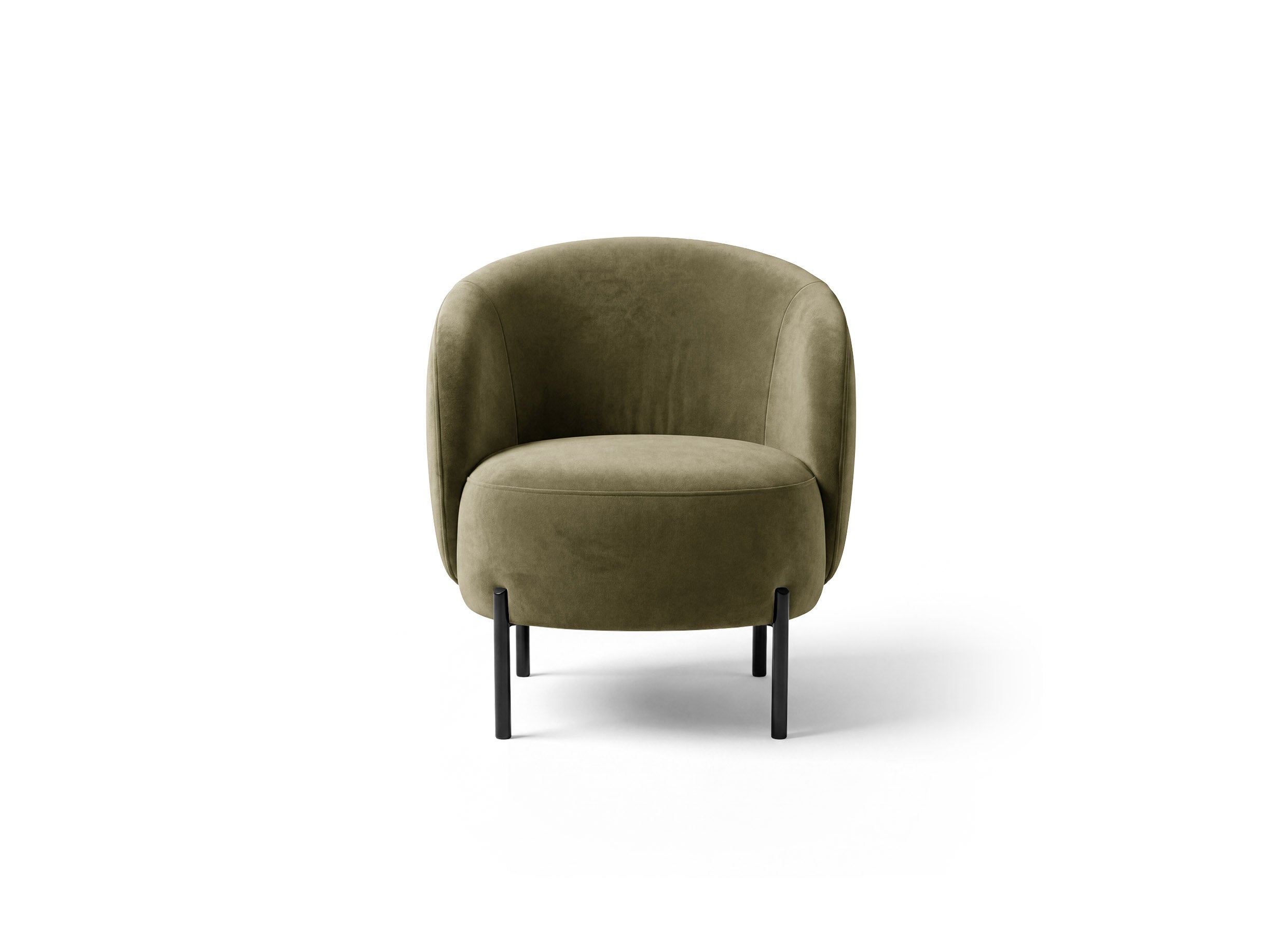 Velvet Armchair AMALTA Green