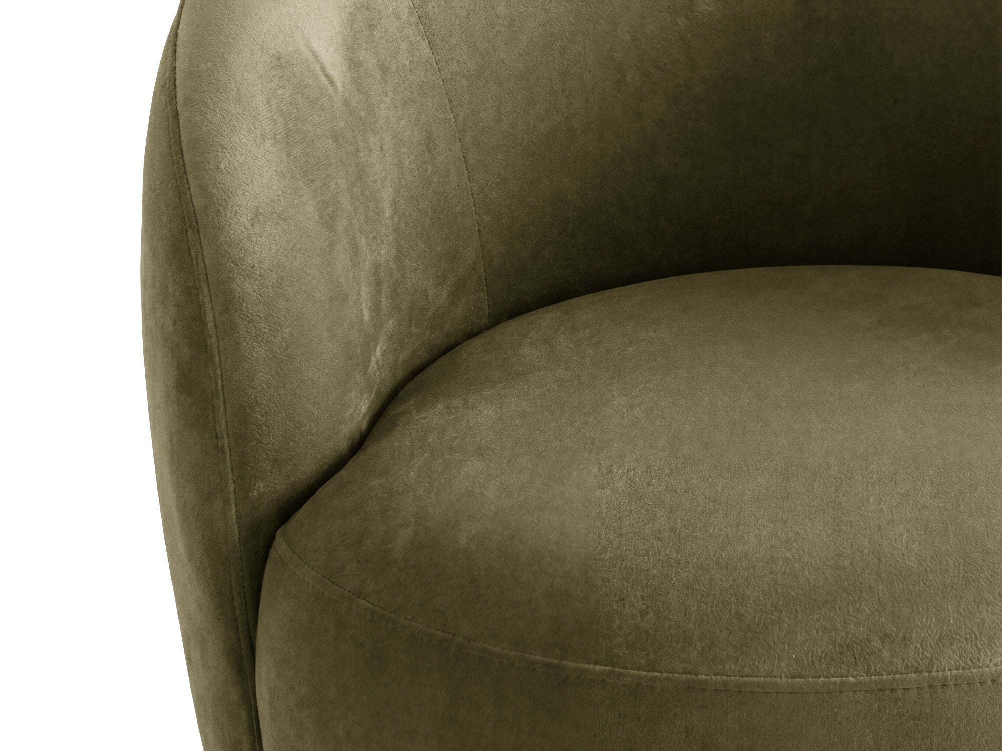 Velvet Armchair AMALTA Green