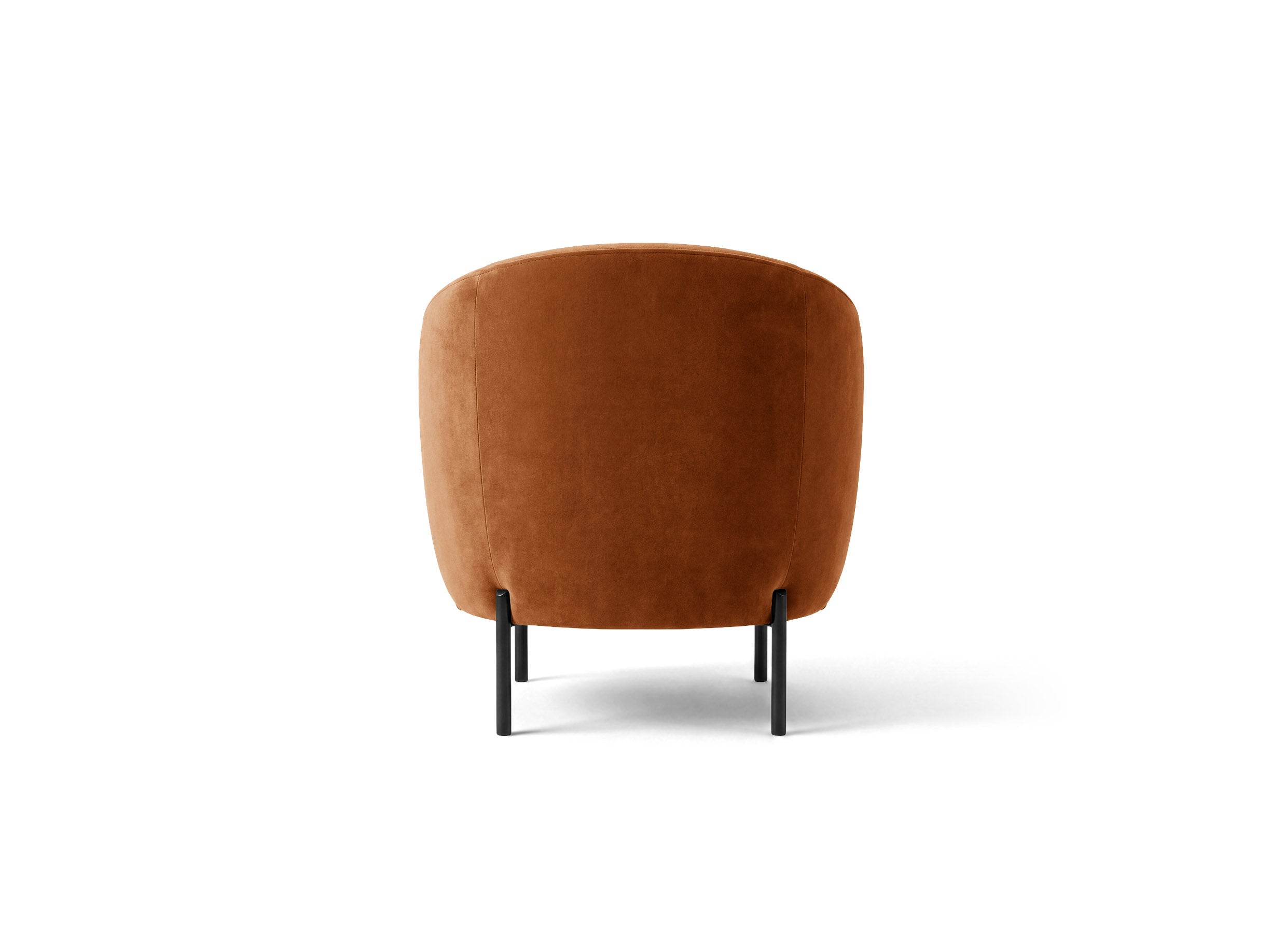 Velvet Armchair AMALTA Brick