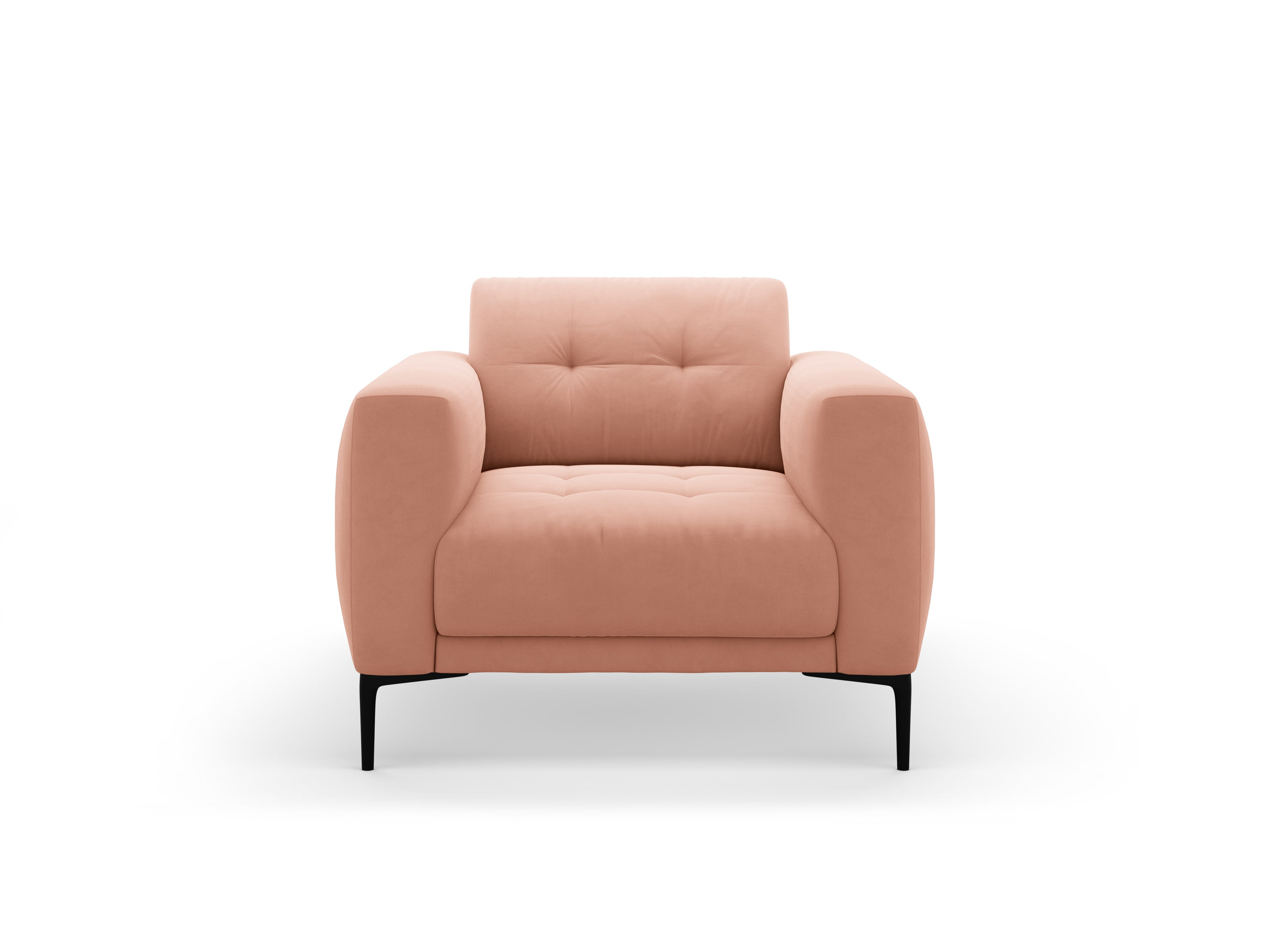 BEMY Pink Velvet Armchair