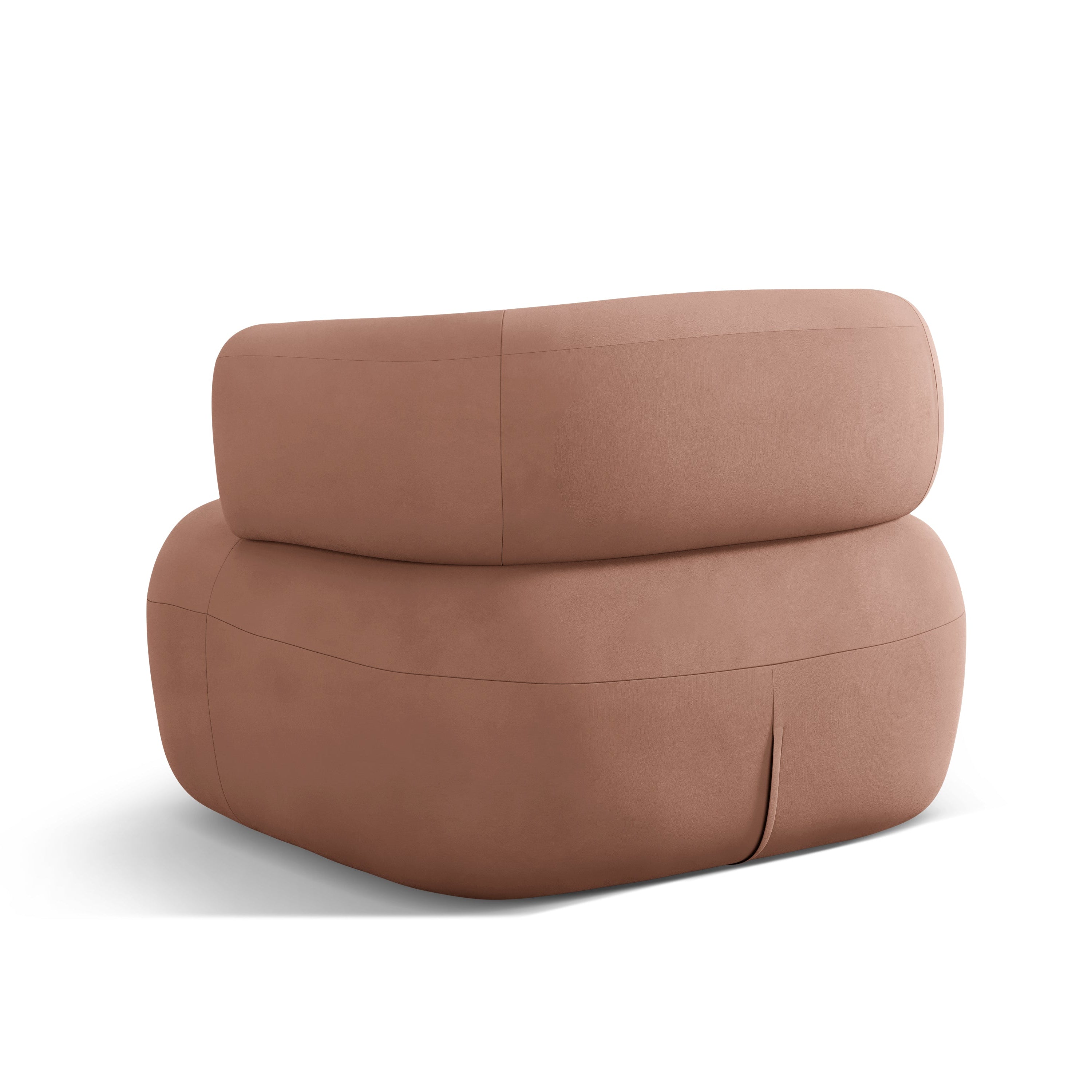 JENNY Pink Velvet Armchair