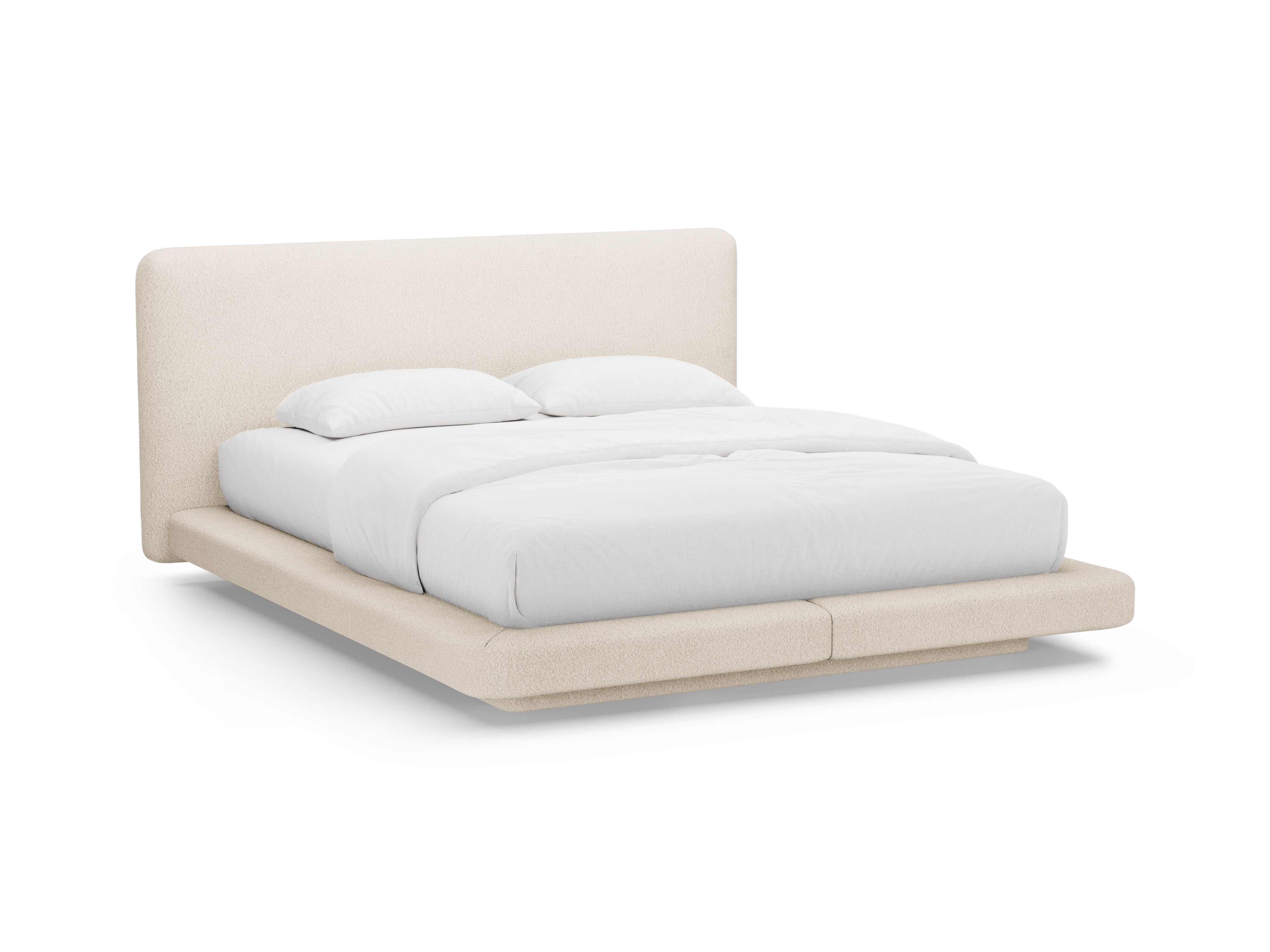 LINEA bed beige boucle