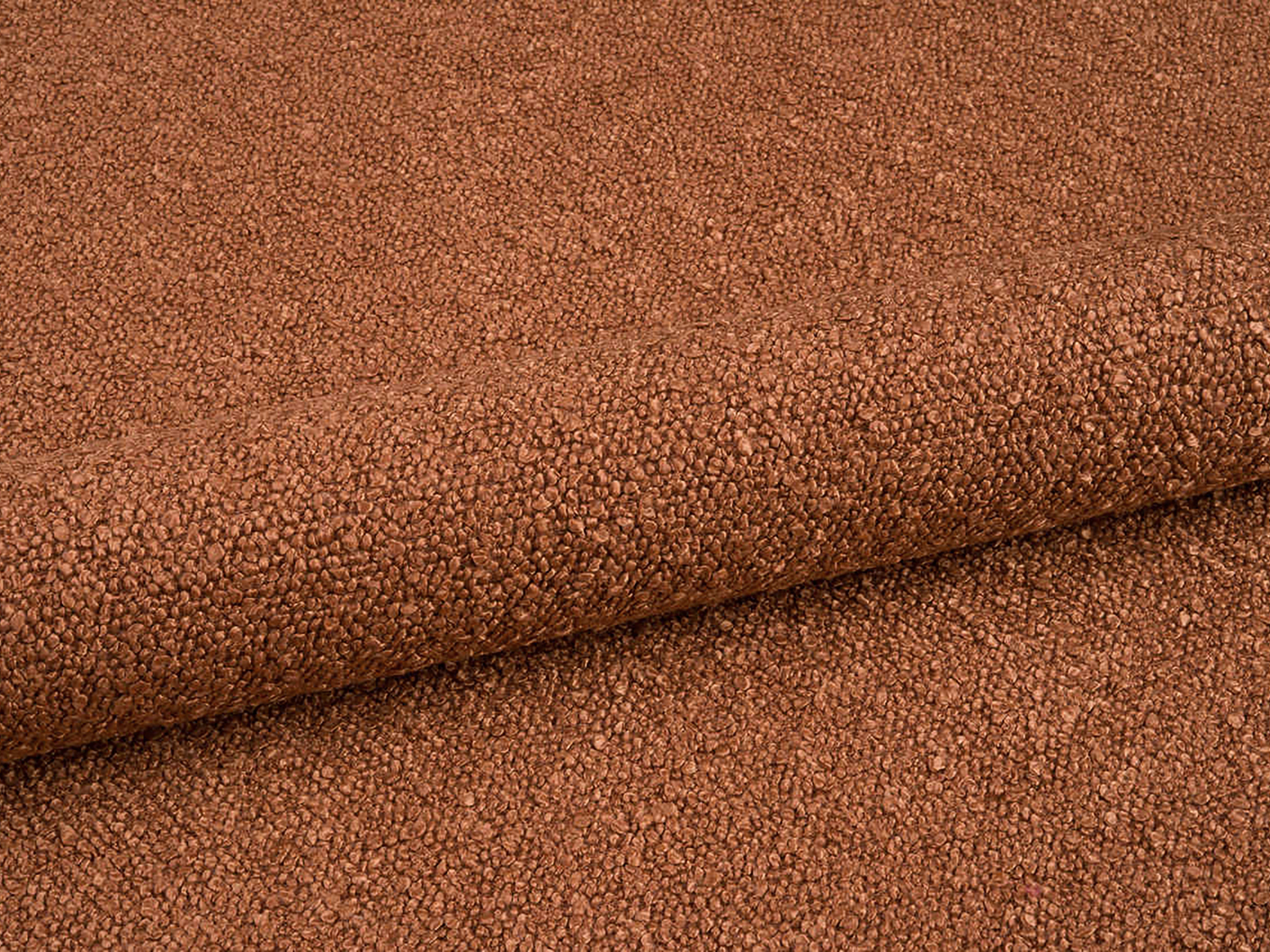 LINEA terracotta boucle bed