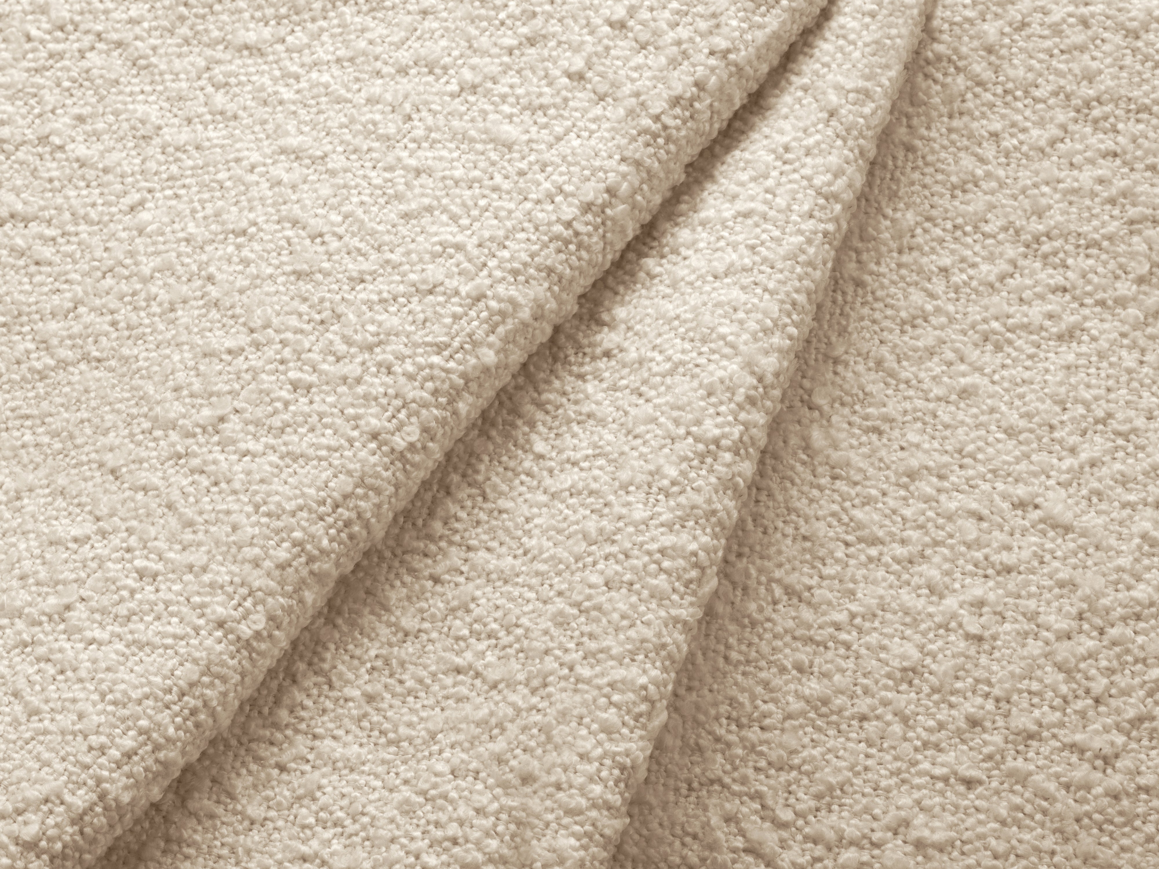 Bed with storage LUPINE beige boucle