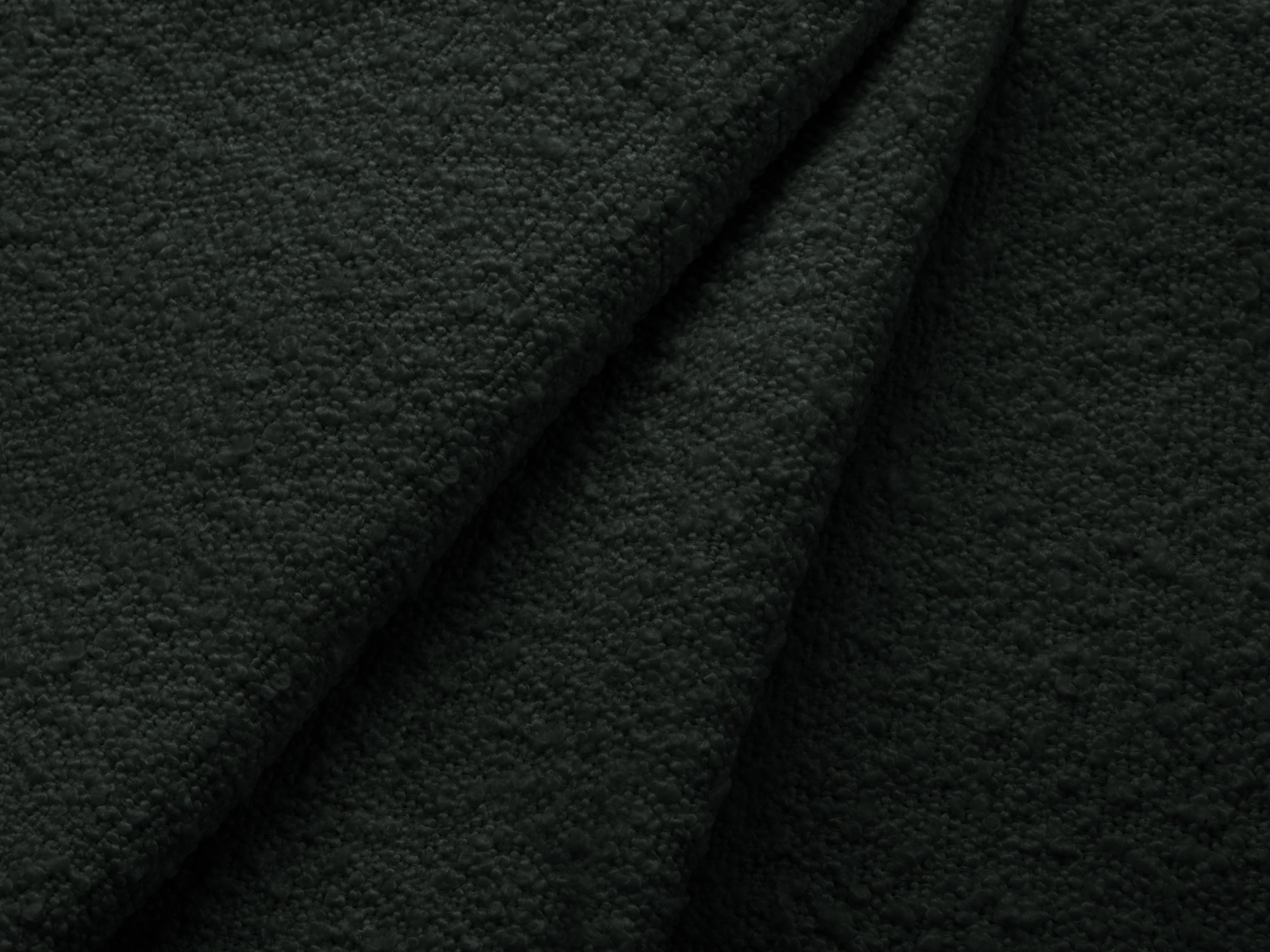 Bed with storage LUPINE black boucle