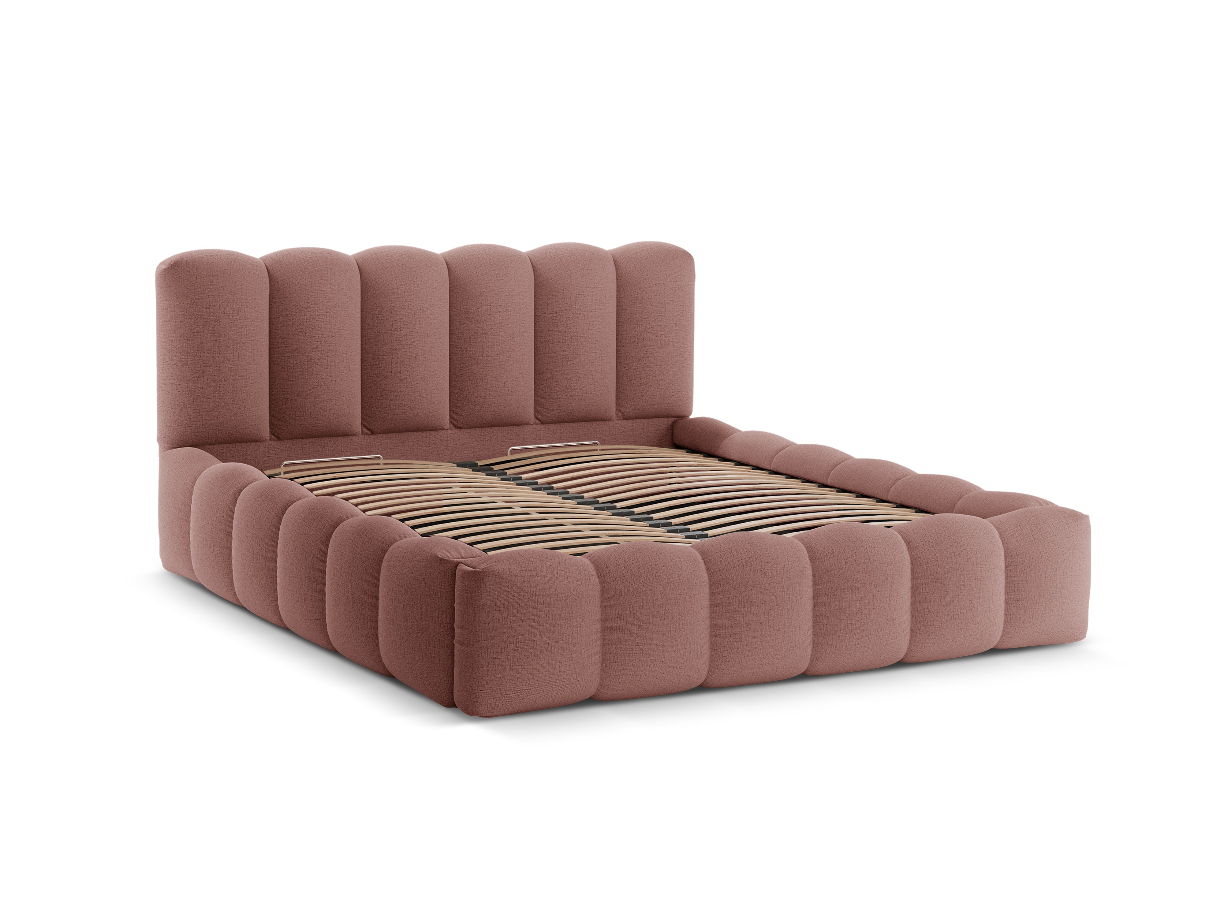 LUPINE dark pink storage bed