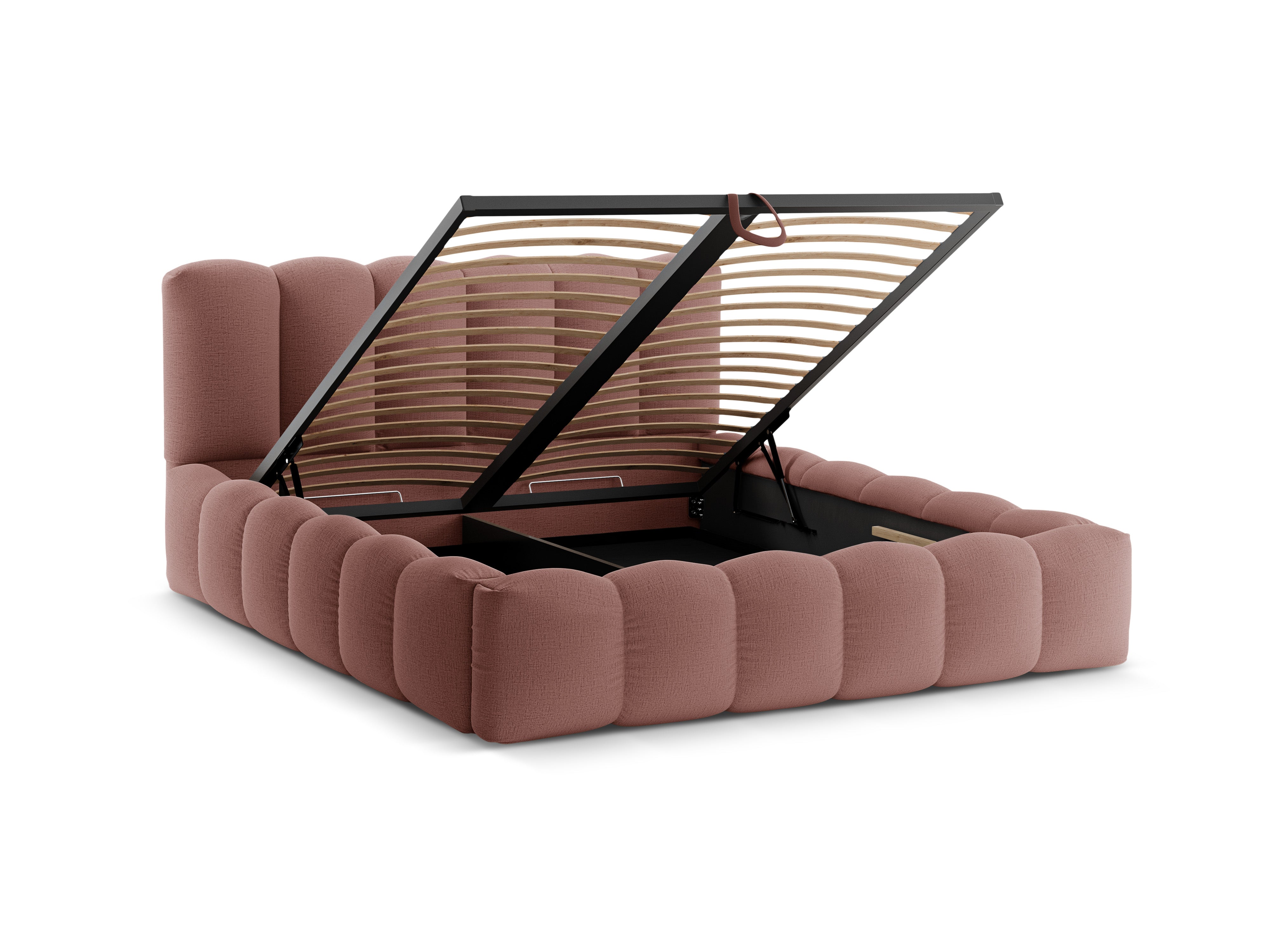 LUPINE dark pink storage bed