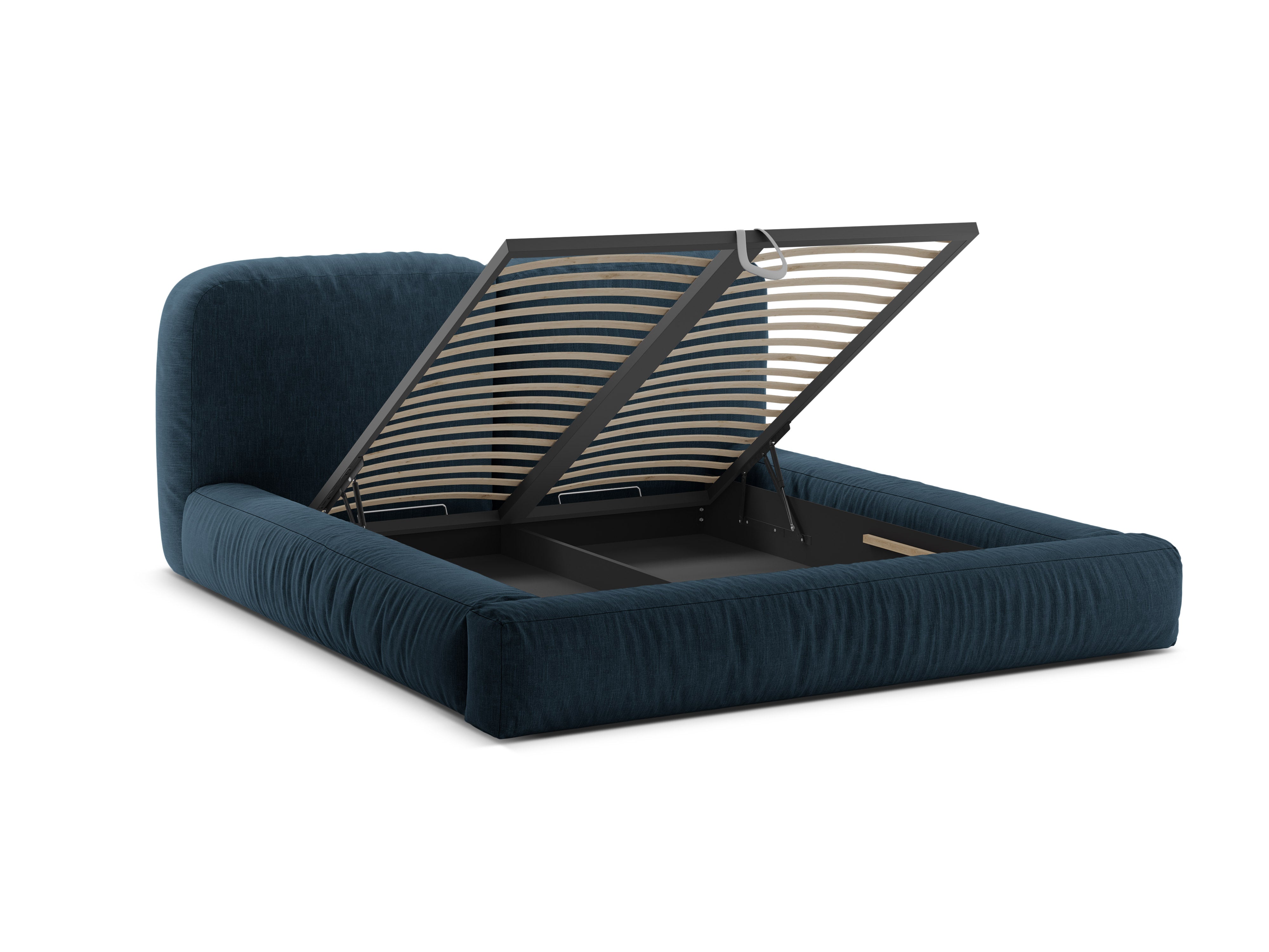 MARTINA Bed in Denim Blue