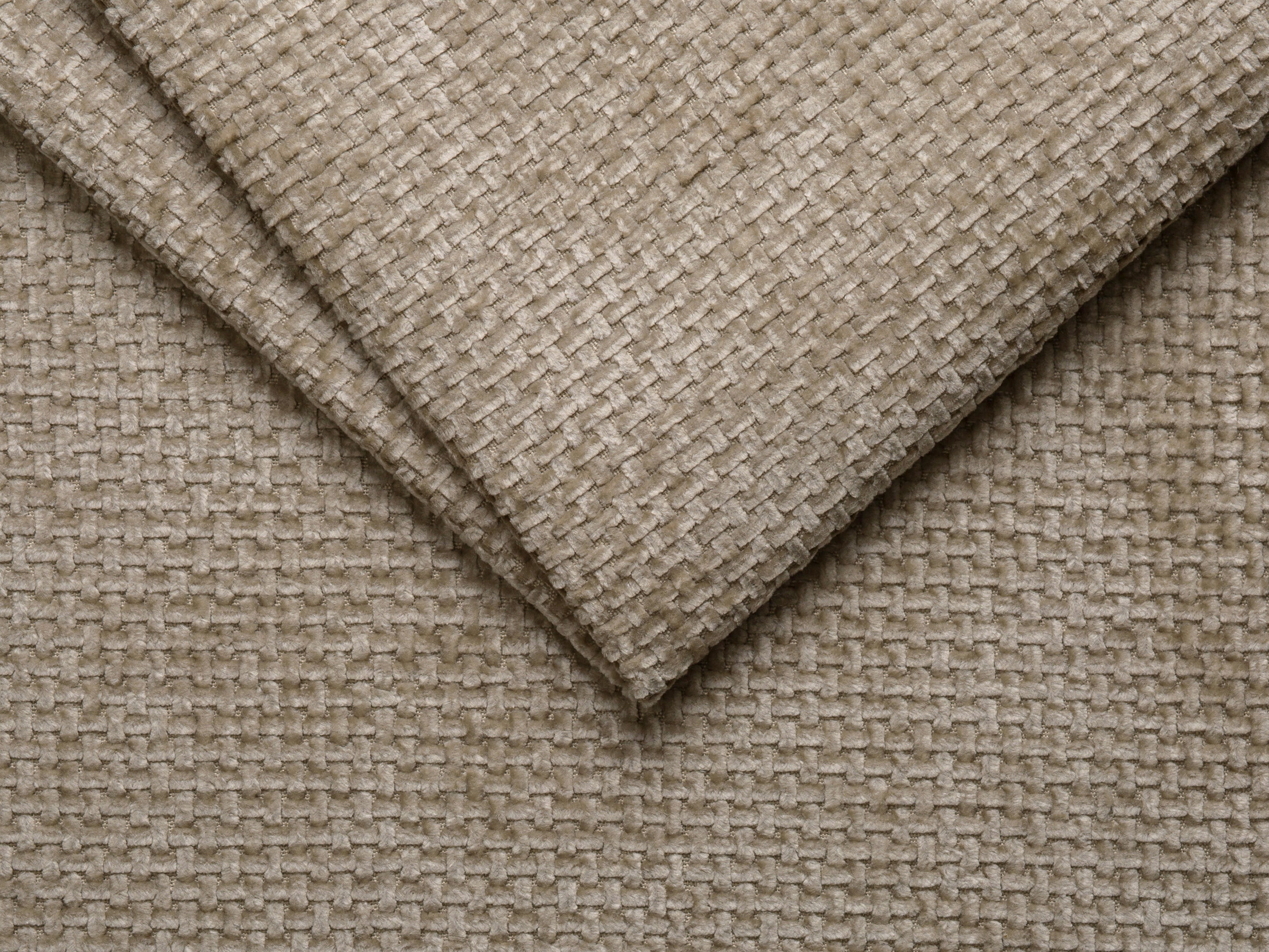 BELLIS Bed with Storage for Bedding in Beige Chenille