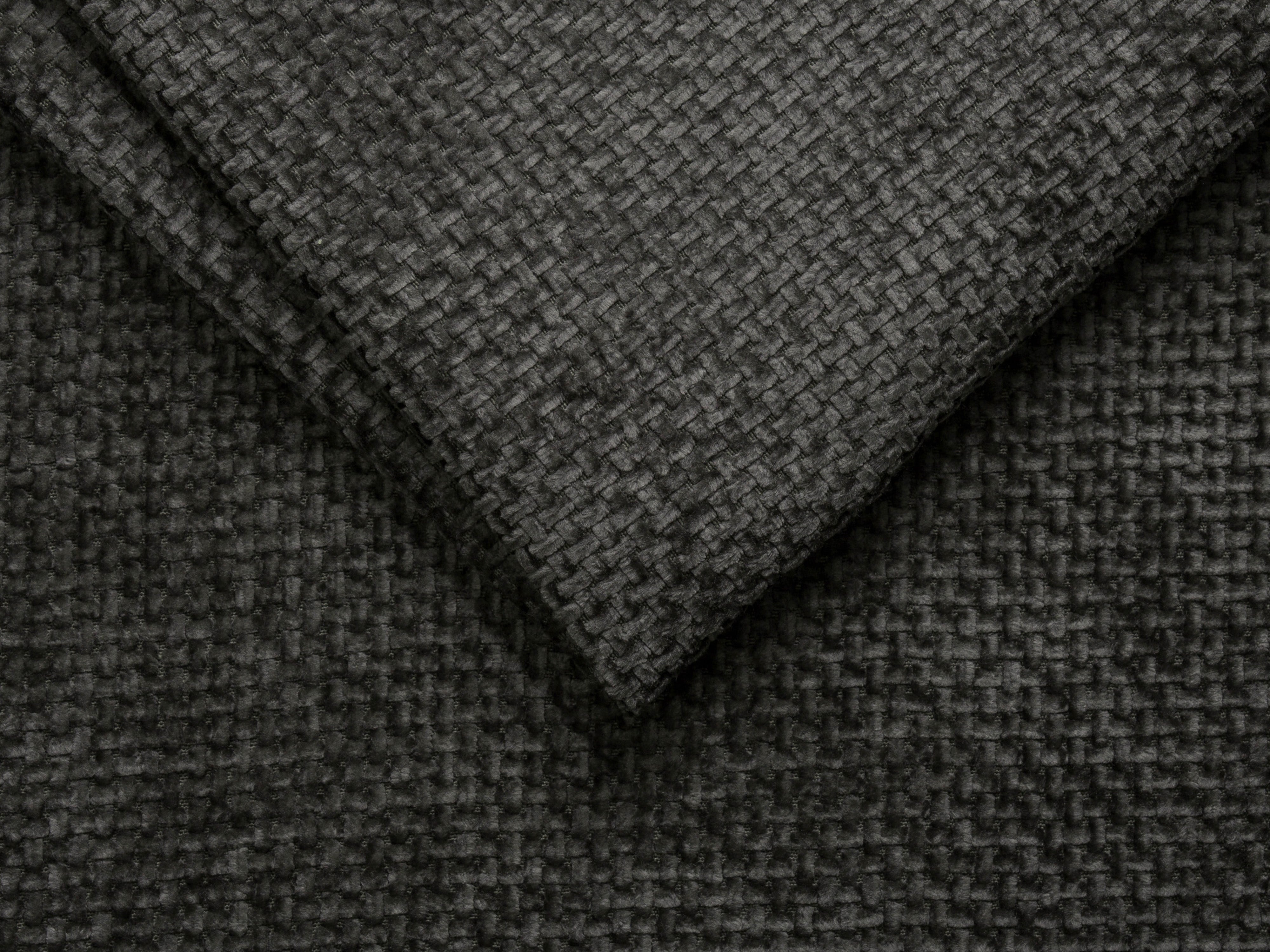 BELLIS Bed with Storage for Bedding in Dark Gray Chenille