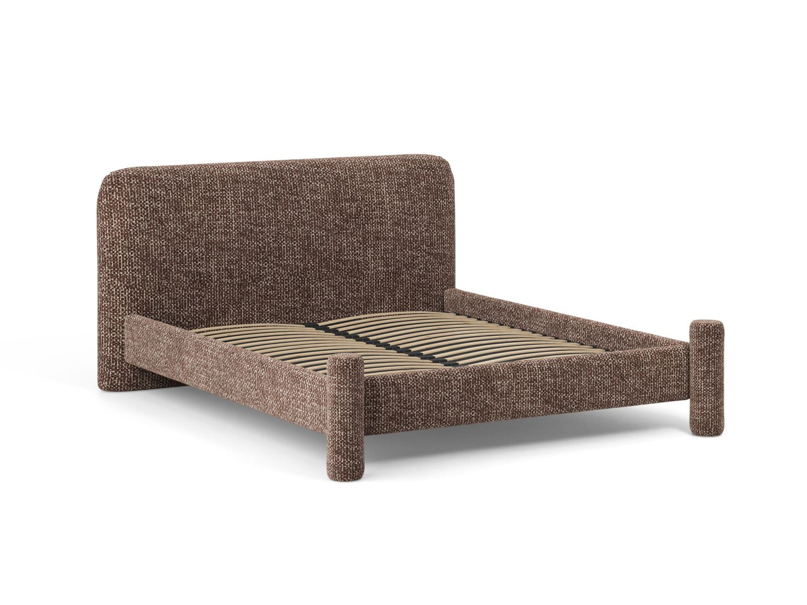VERA bed in brown mélange