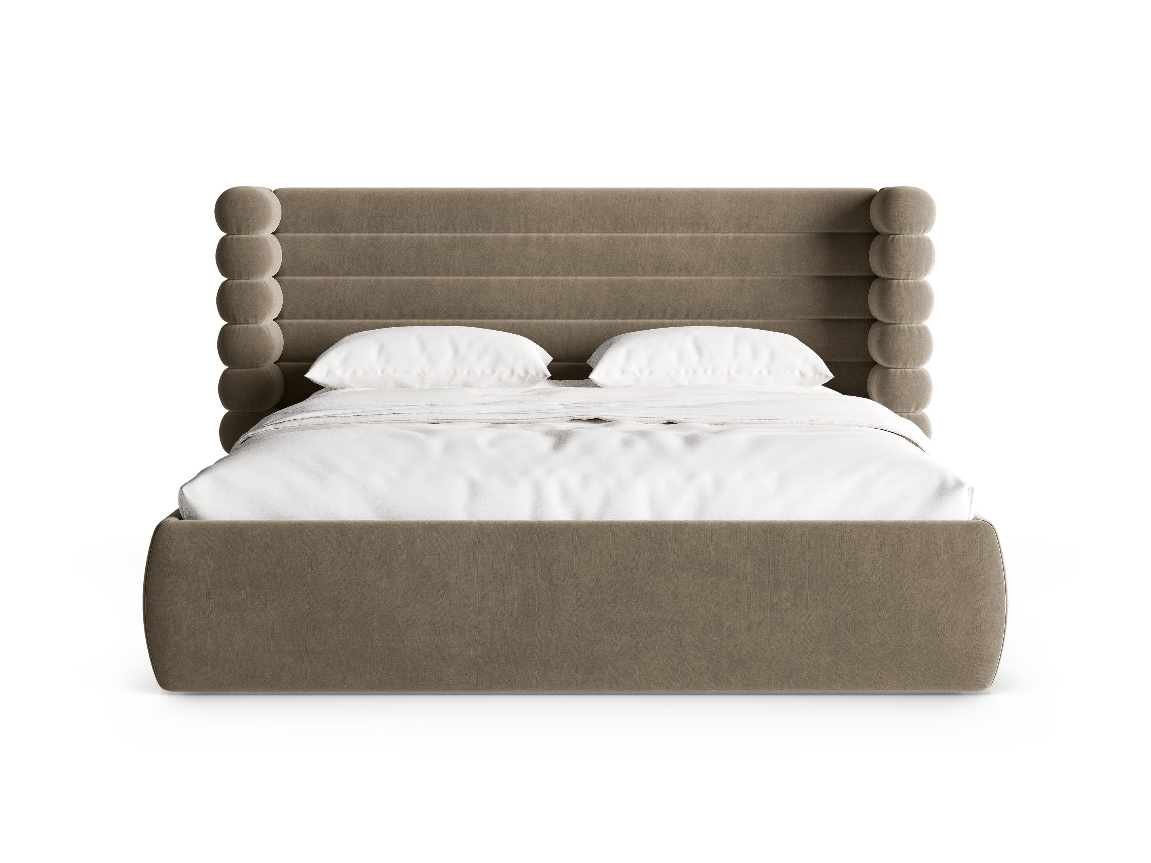 Velvet Bed MOUNT Gray Brown
