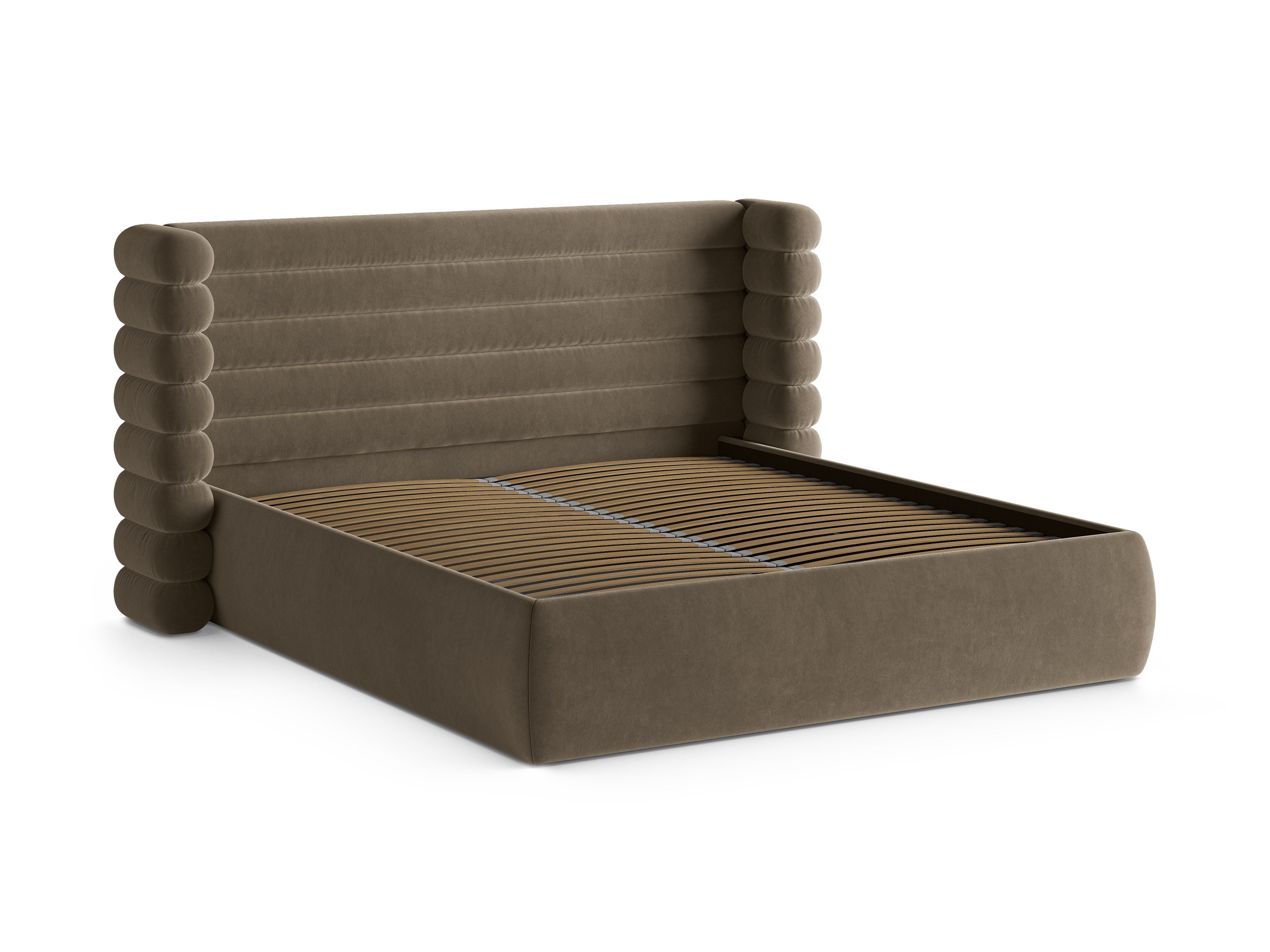 Velvet Bed MOUNT Gray Brown