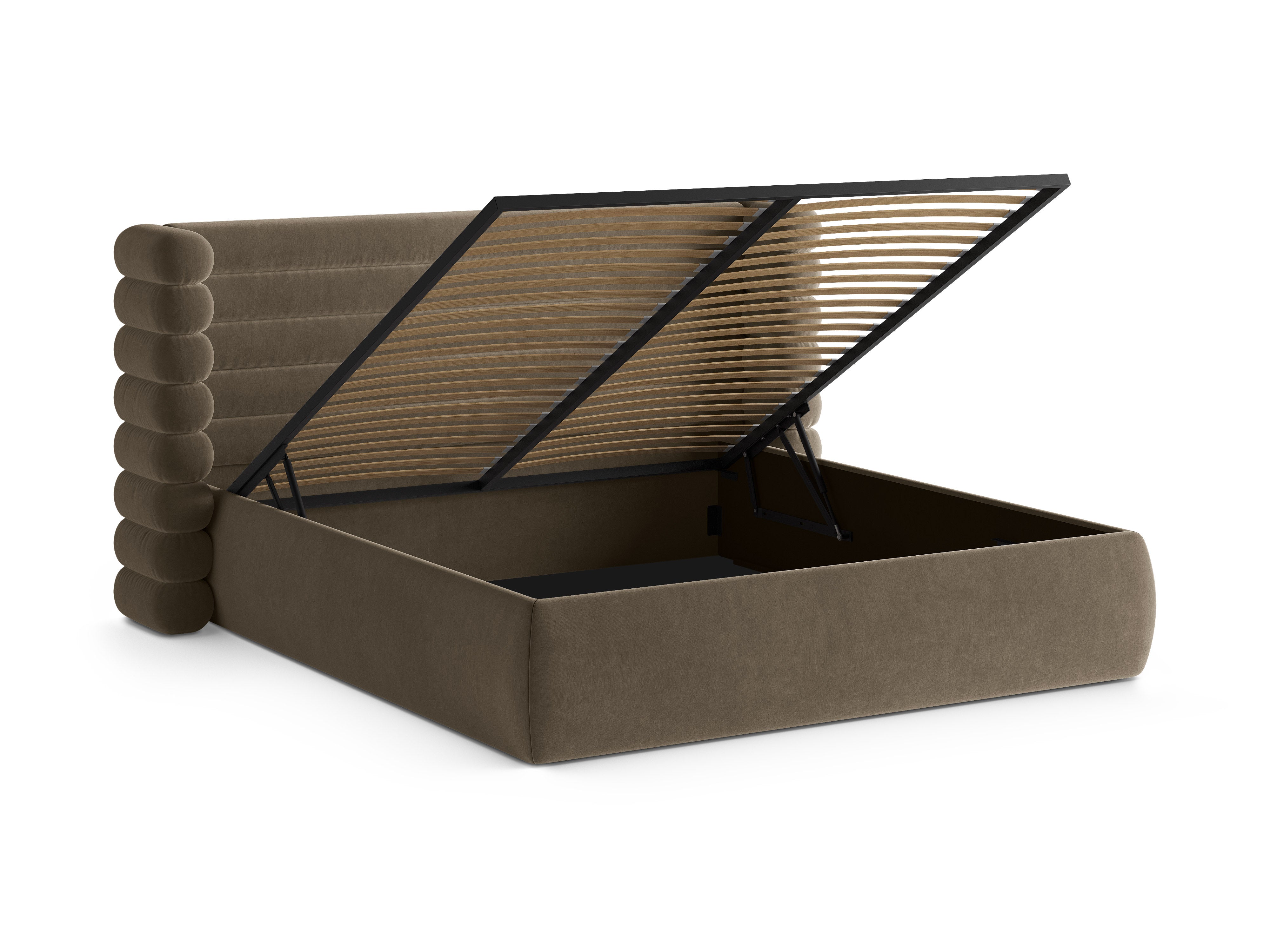 Velvet Bed MOUNT Gray Brown