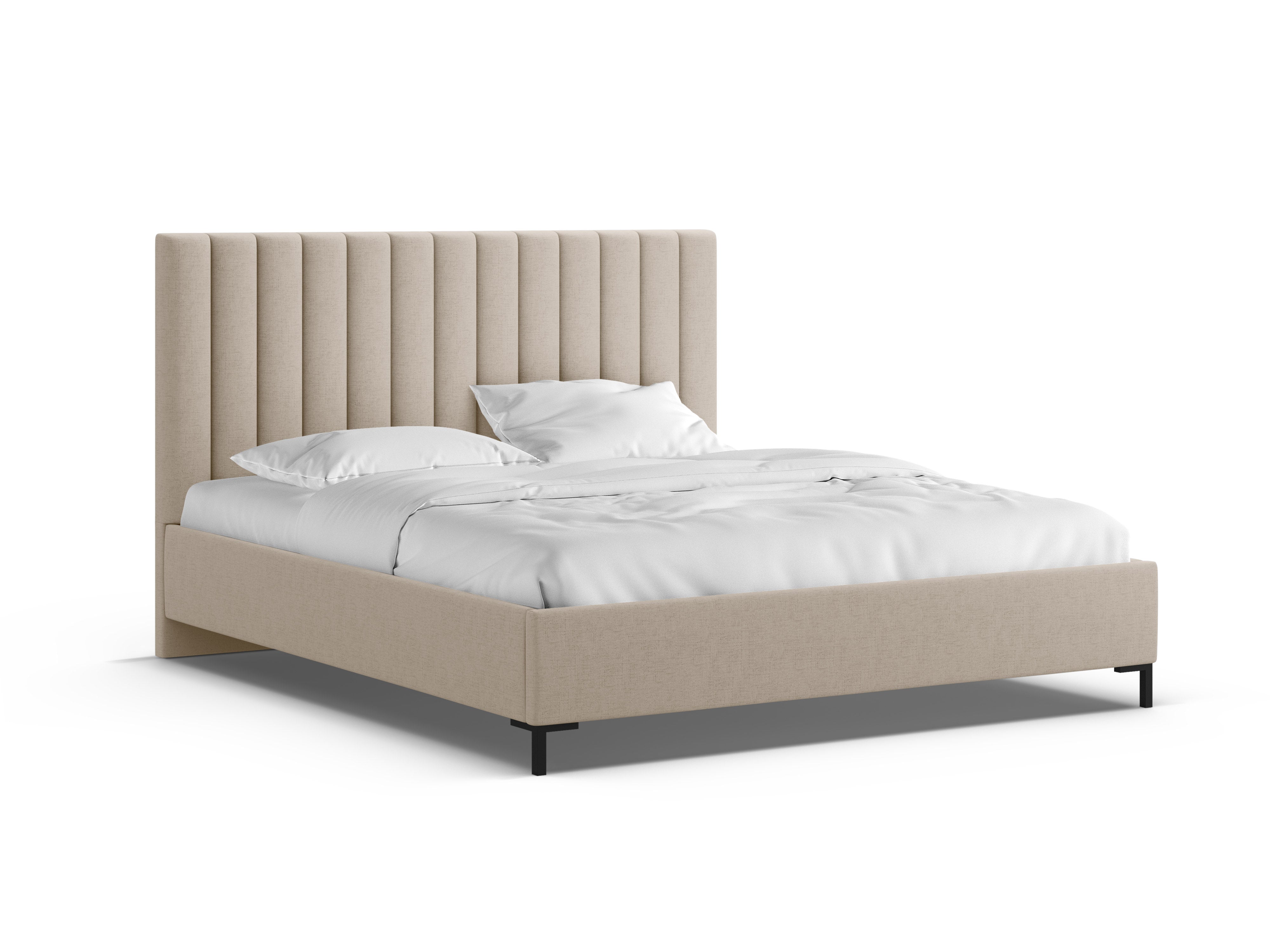 ALLISON cappuccino bed with storage for bedding