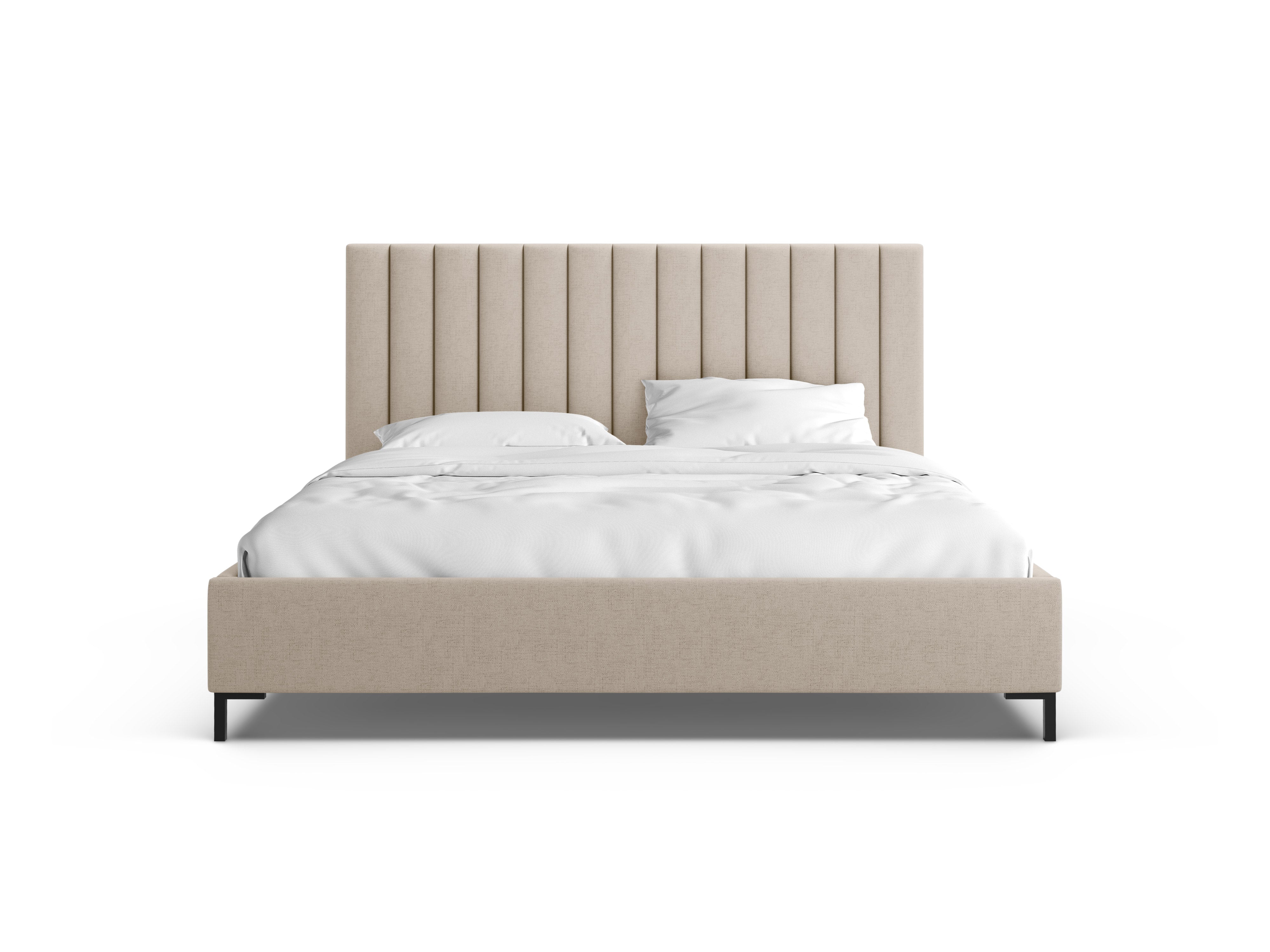 ALLISON cappuccino bed with storage for bedding