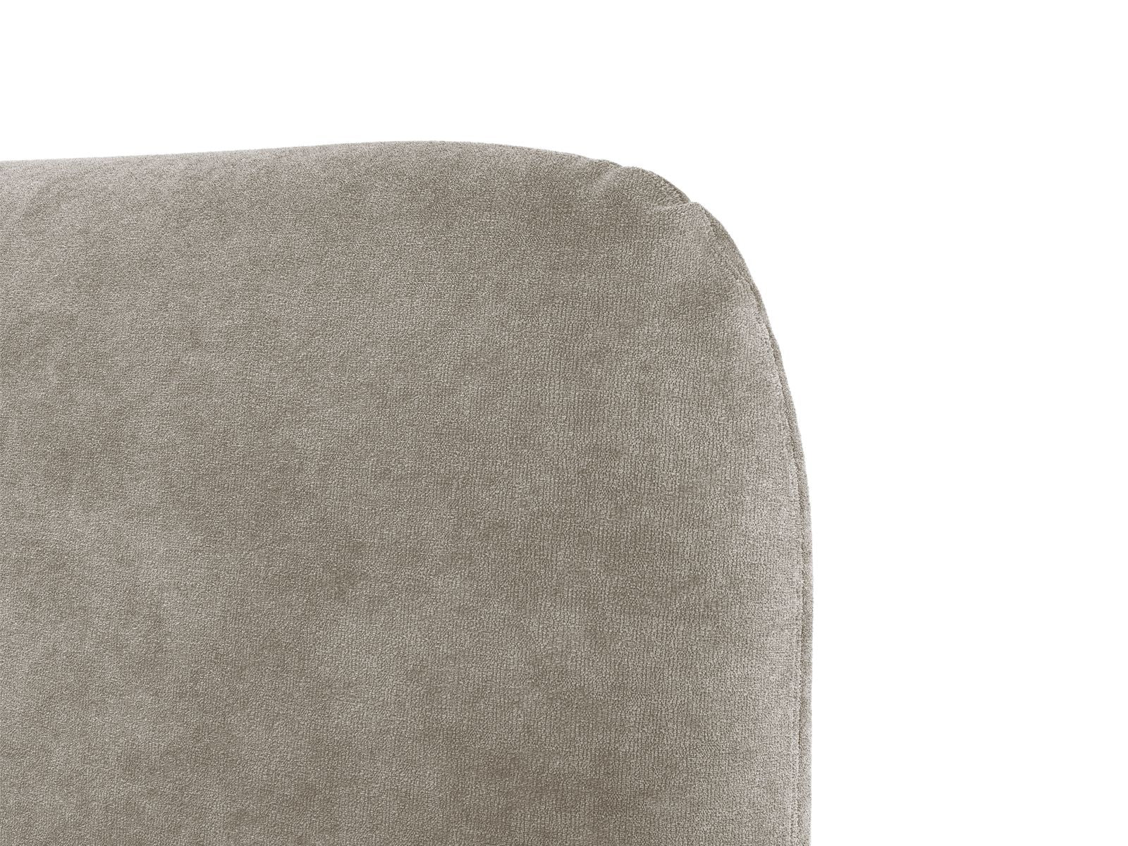 VERA bed in beige chenille