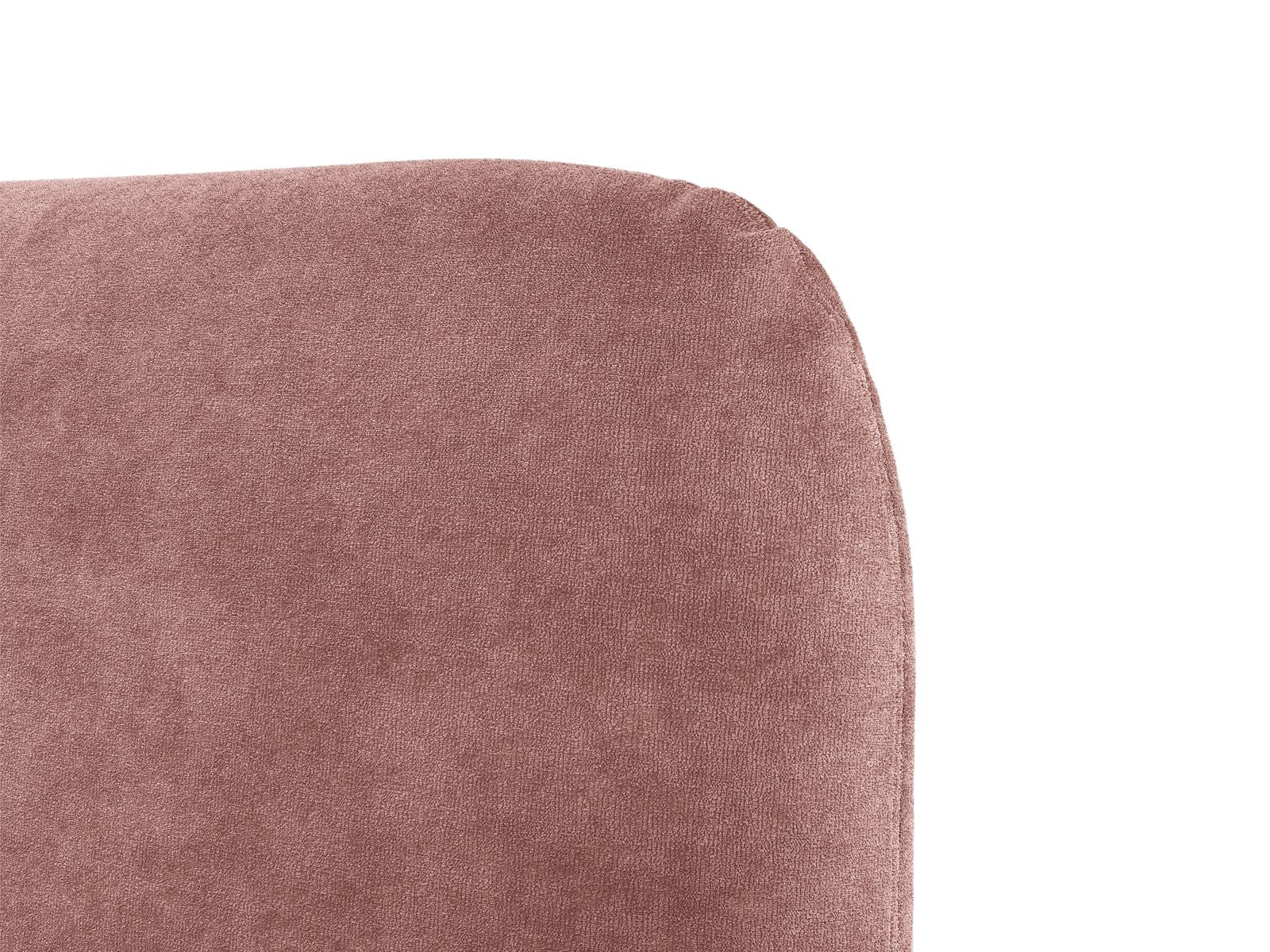 VERA bed in pink chenille